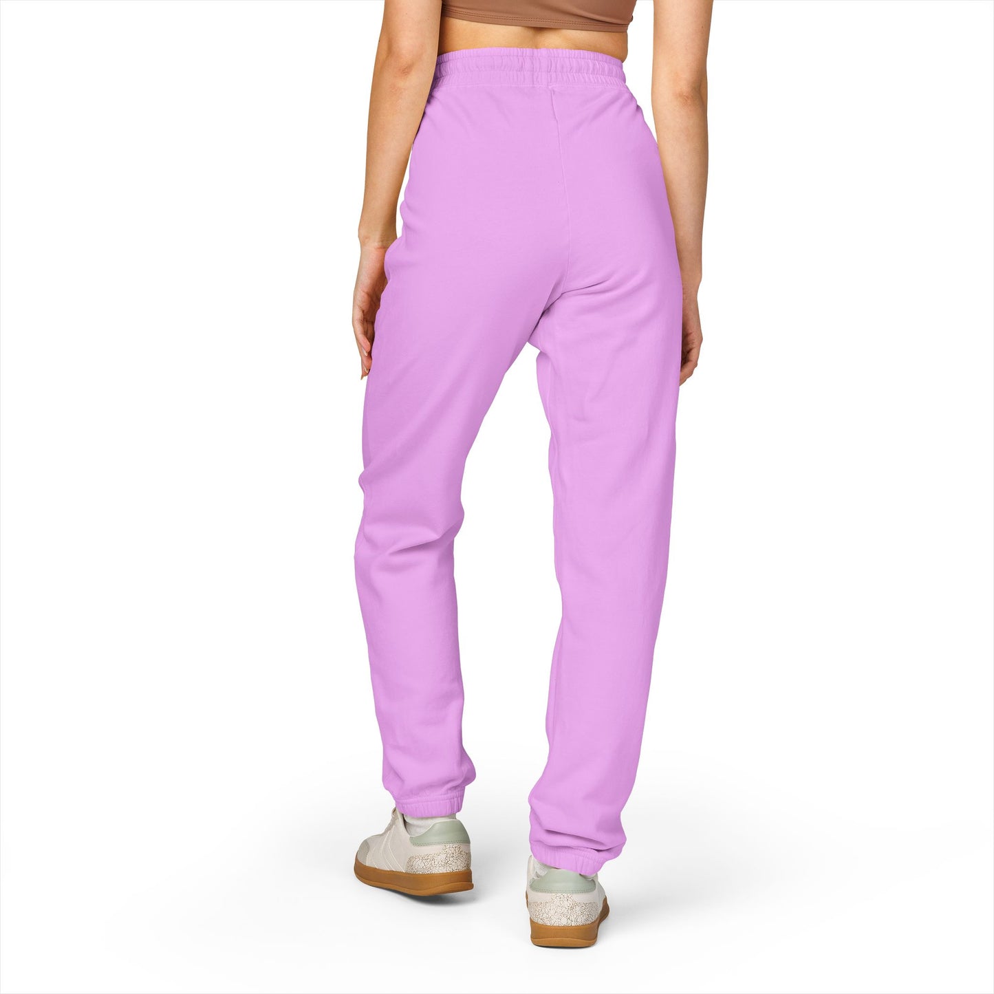 White Floral Skull Print Sweatpants | Side Graphic Joggers