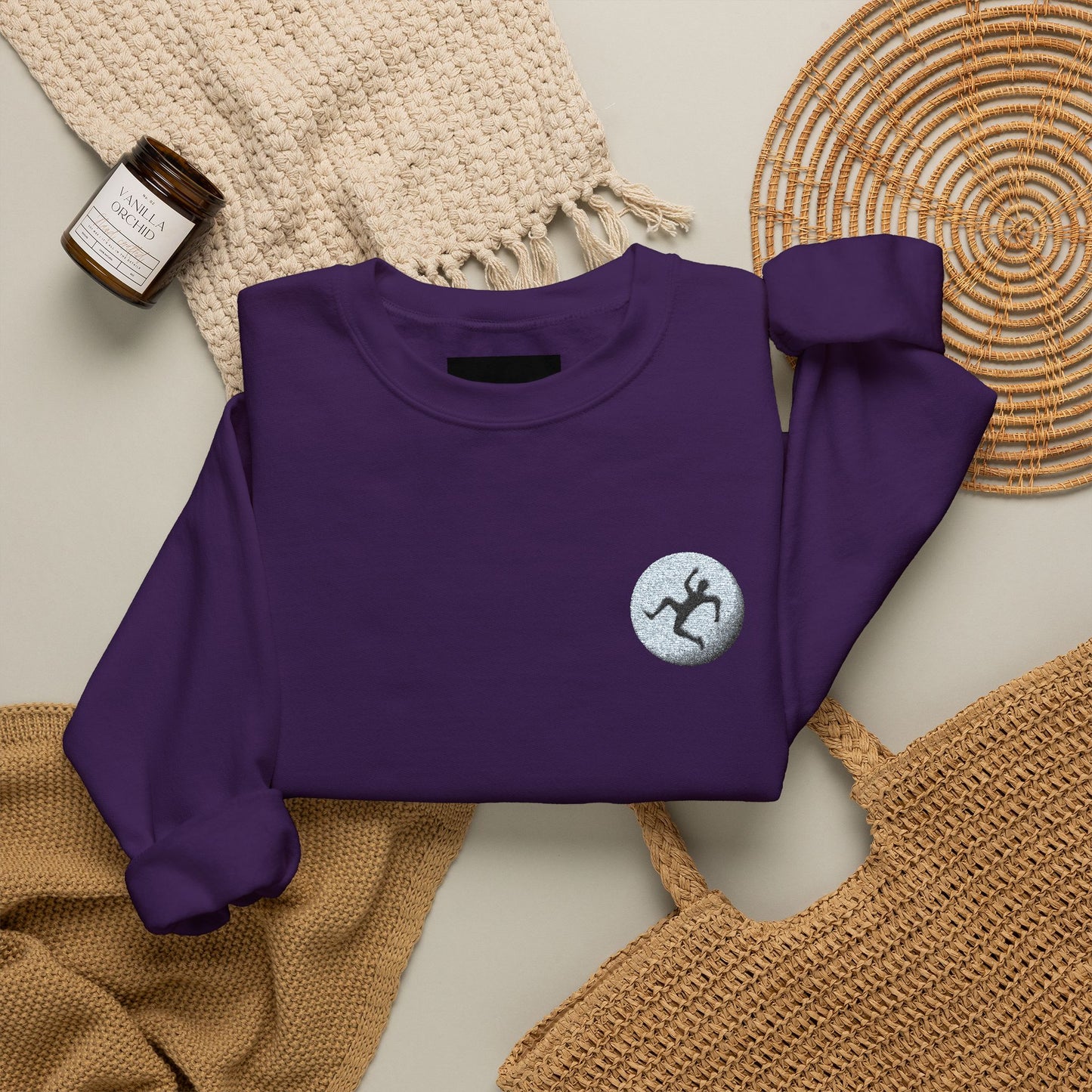 LIBERATION Graphic Crewneck Sweatshirt | Small Chest & Sleeve Prints