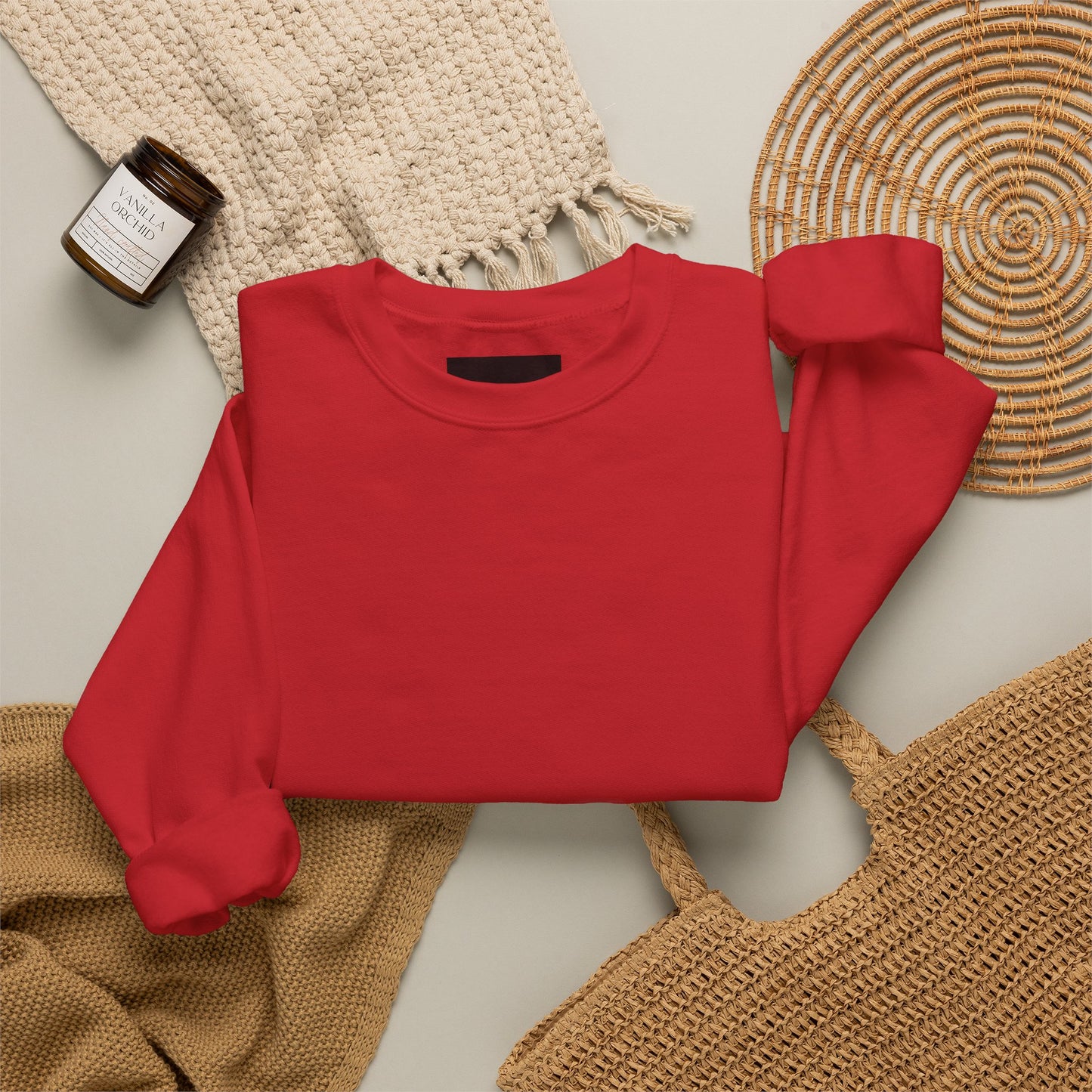 Life Update: we're soo back Crewneck Sweatshirt | Muscular Figure Graphic