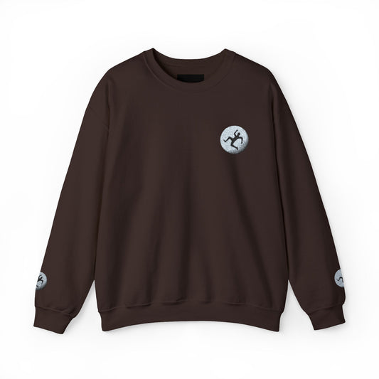 LIBERATION Graphic Crewneck Sweatshirt | Small Chest & Sleeve Prints
