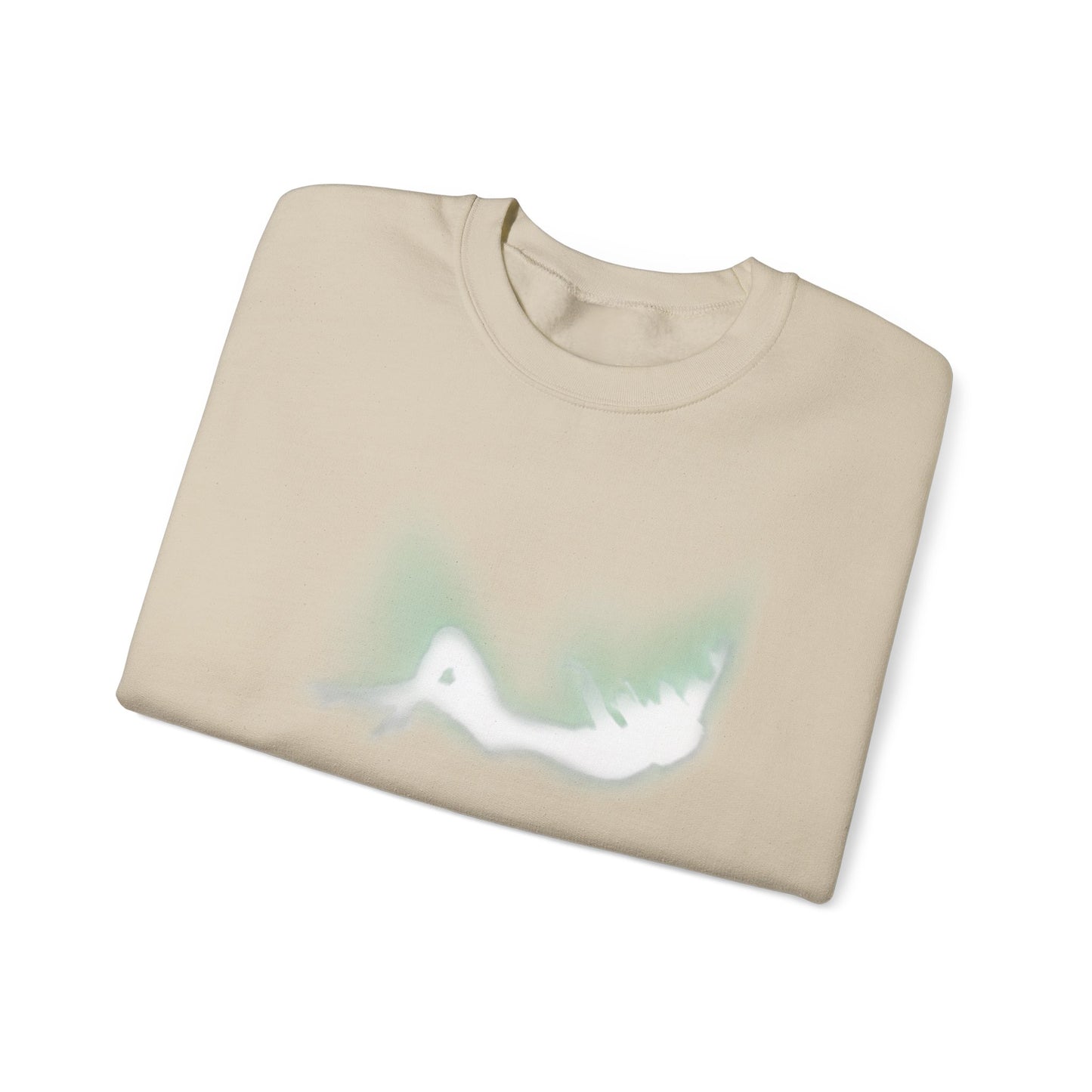 Minimal Ghost Illustration Sweatshirt | Soft Spooky Artwork