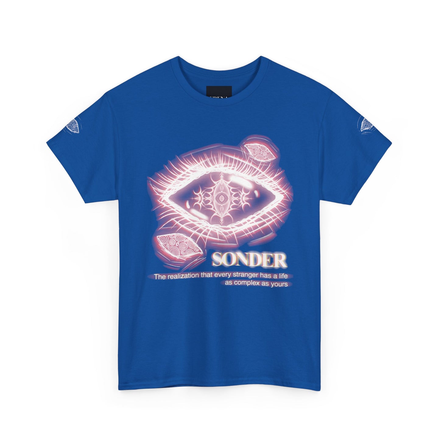 Sonder Gothic Eye T-Shirt | Unisex Aesthetic Graphic Tee | Dark Academia Alt Streetwear | Meaningful Art | Erena