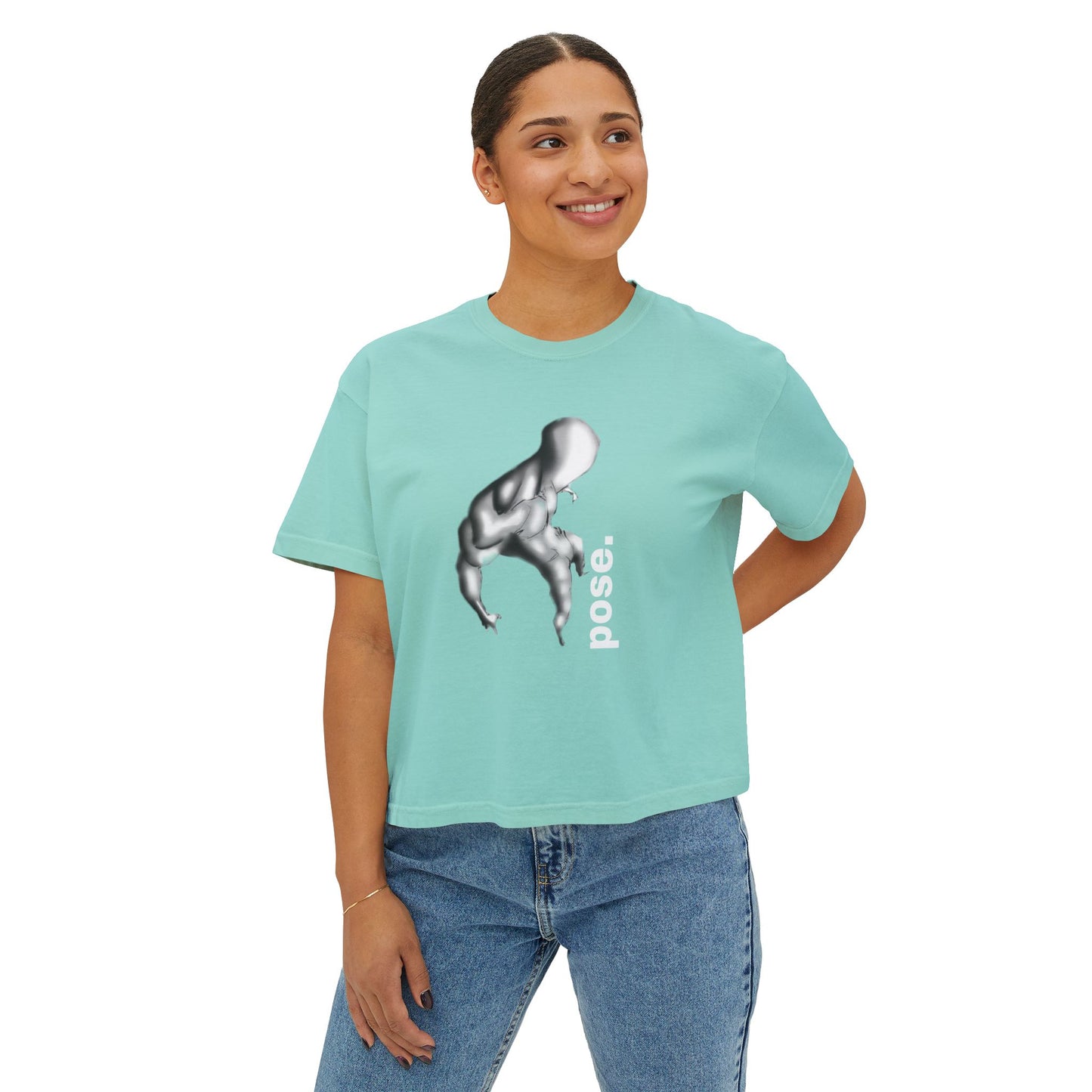 Surreal Sculpted Figure pose. Tee | Minimalist Art, Monochrome