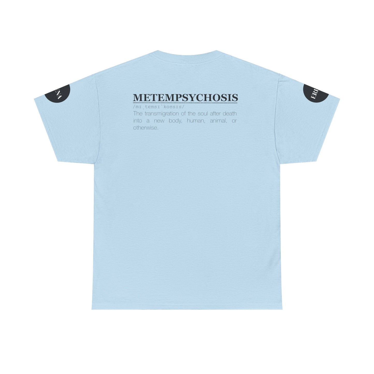 Metempsychosis Snake Illustration Tee | Monochrome Botanical Art
