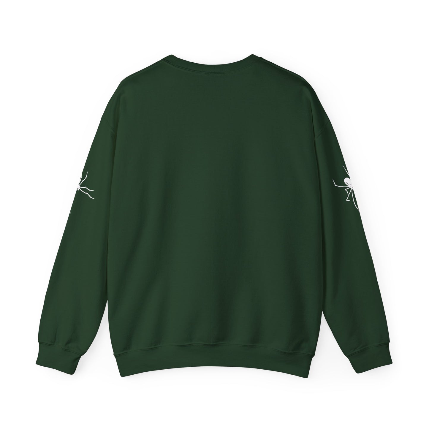 Snake Skull Illustration Crewneck Sweatshirt | Gothic Snake Sleeve Art
