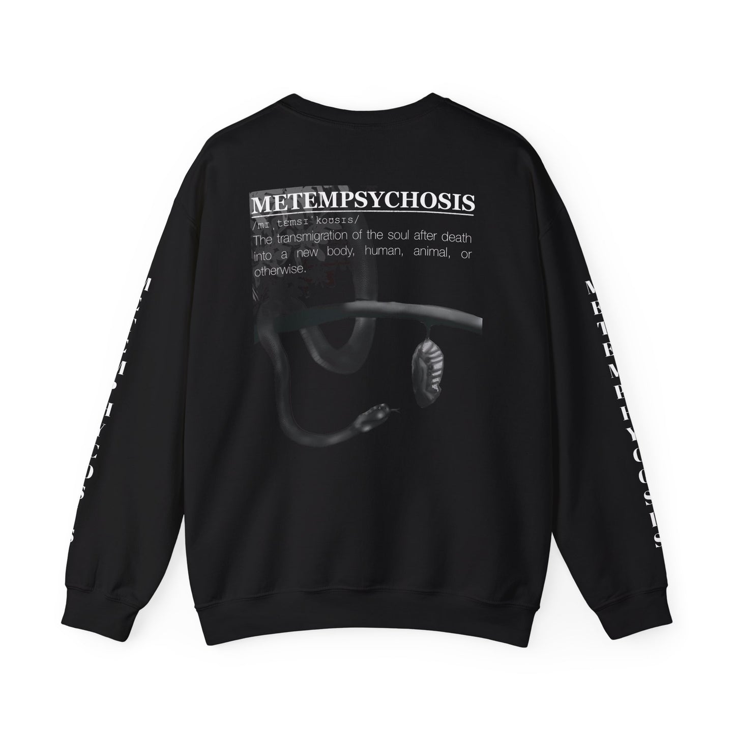 Metempsychosis Snake & Mirror Crewneck Sweatshirt