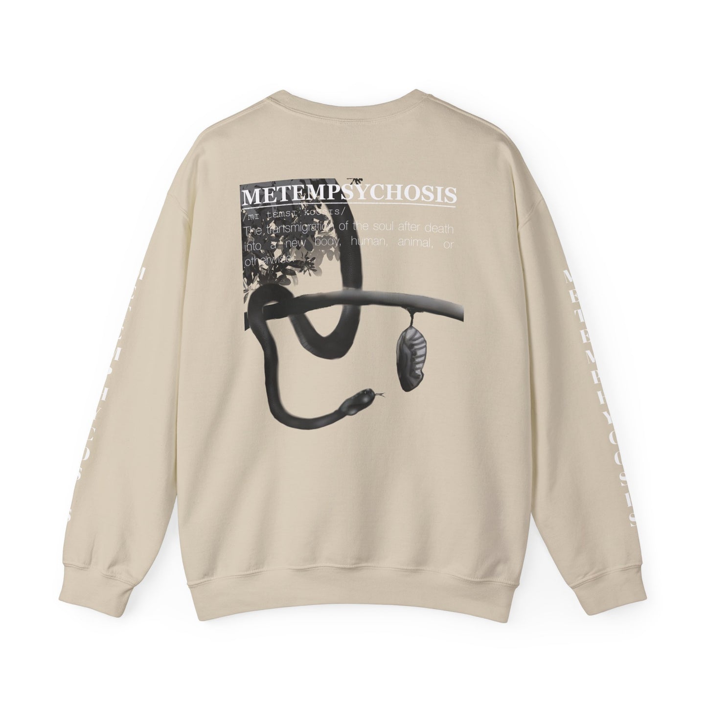 Metempsychosis Snake & Mirror Crewneck Sweatshirt