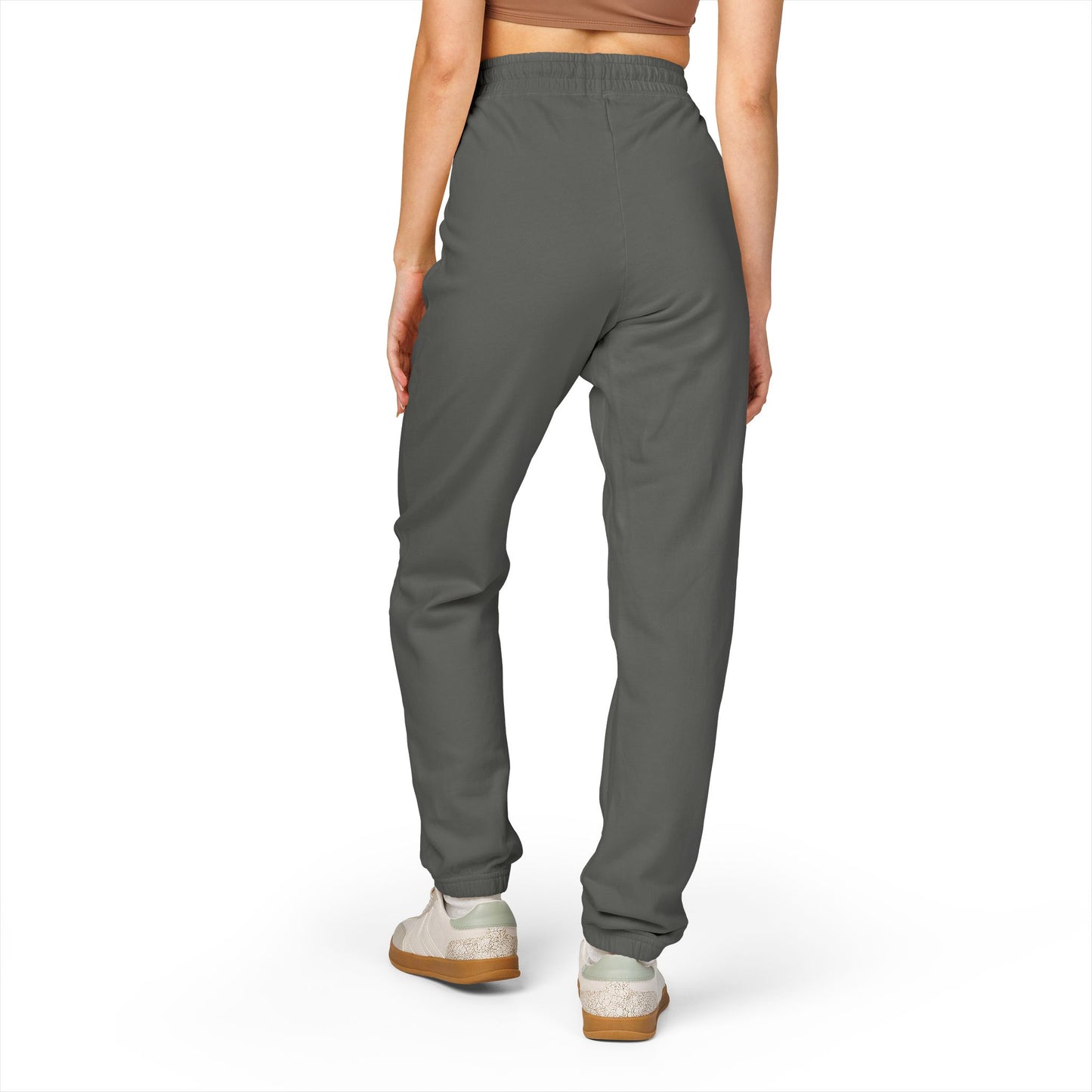 White Floral Skull Print Sweatpants | Side Graphic Joggers