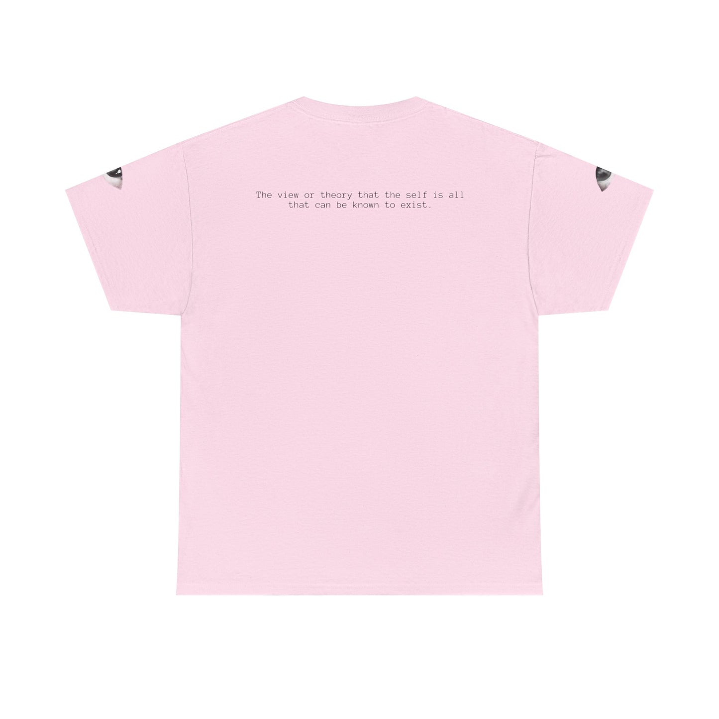 Monochrome Lip Print Tee | Repeated Text Pattern, Minimal Graphic Shirt
