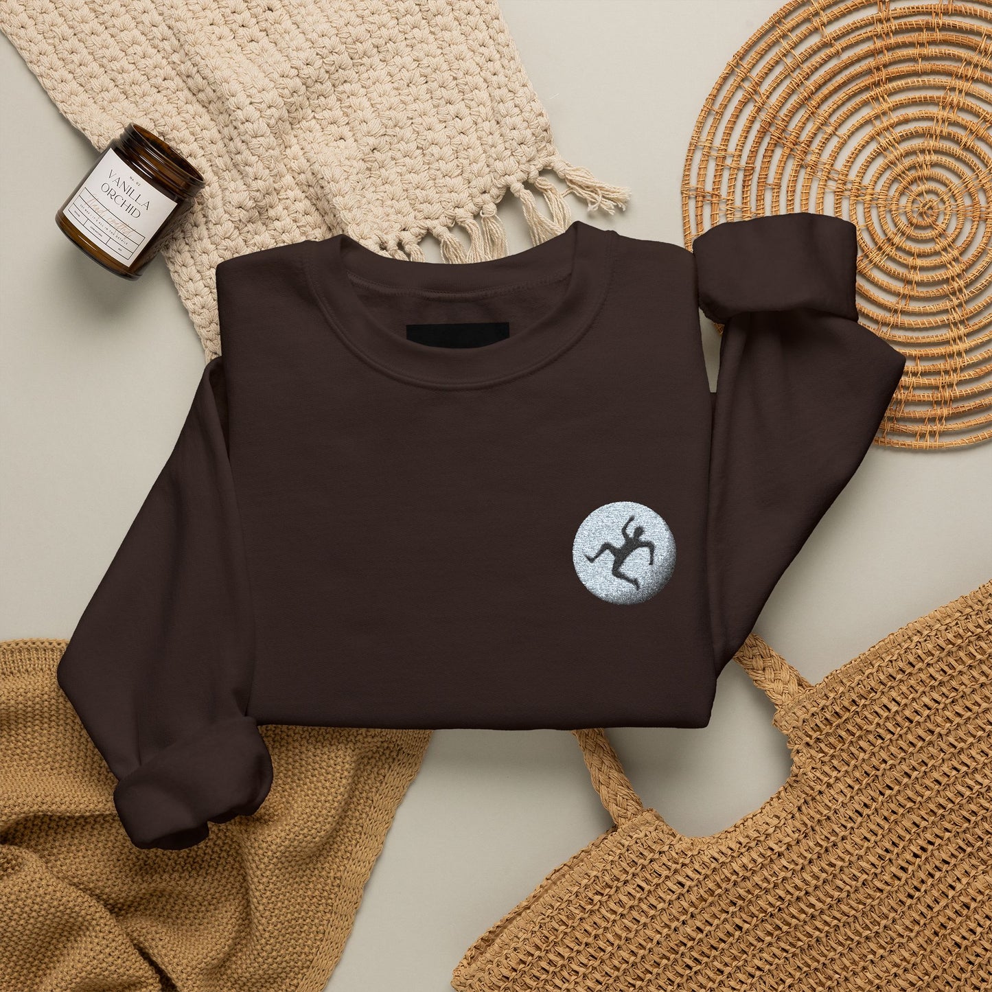 LIBERATION Graphic Crewneck Sweatshirt | Small Chest & Sleeve Prints