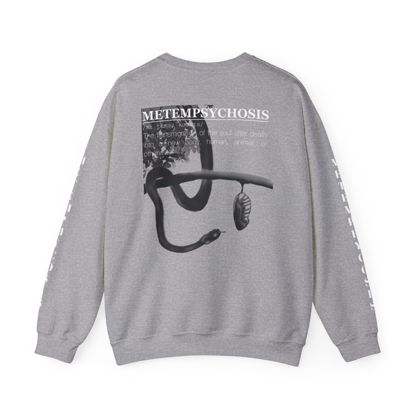 Metempsychosis Snake & Mirror Crewneck Sweatshirt