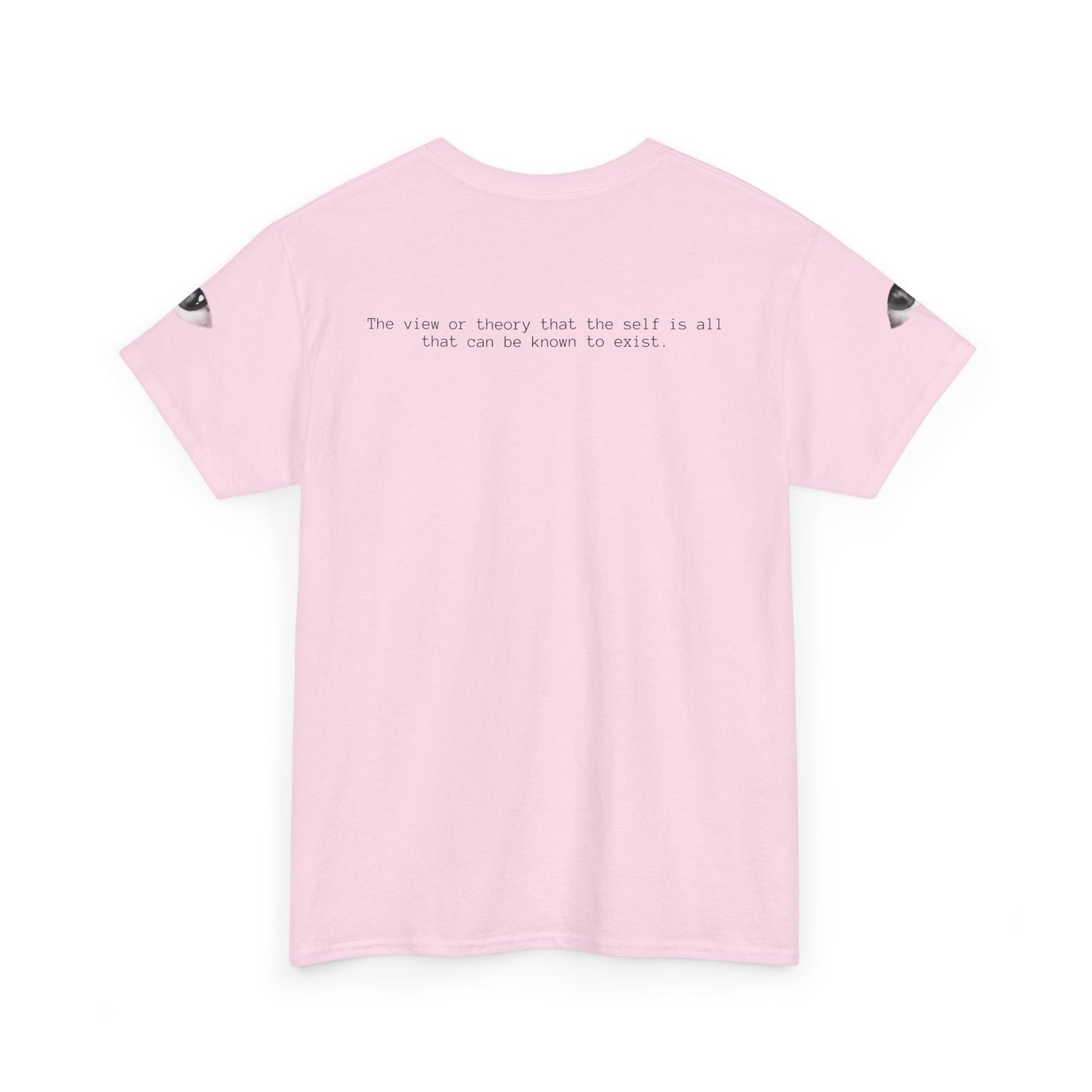 Monochrome Lip Print Tee | Repeated Text Pattern, Minimal Graphic Shirt