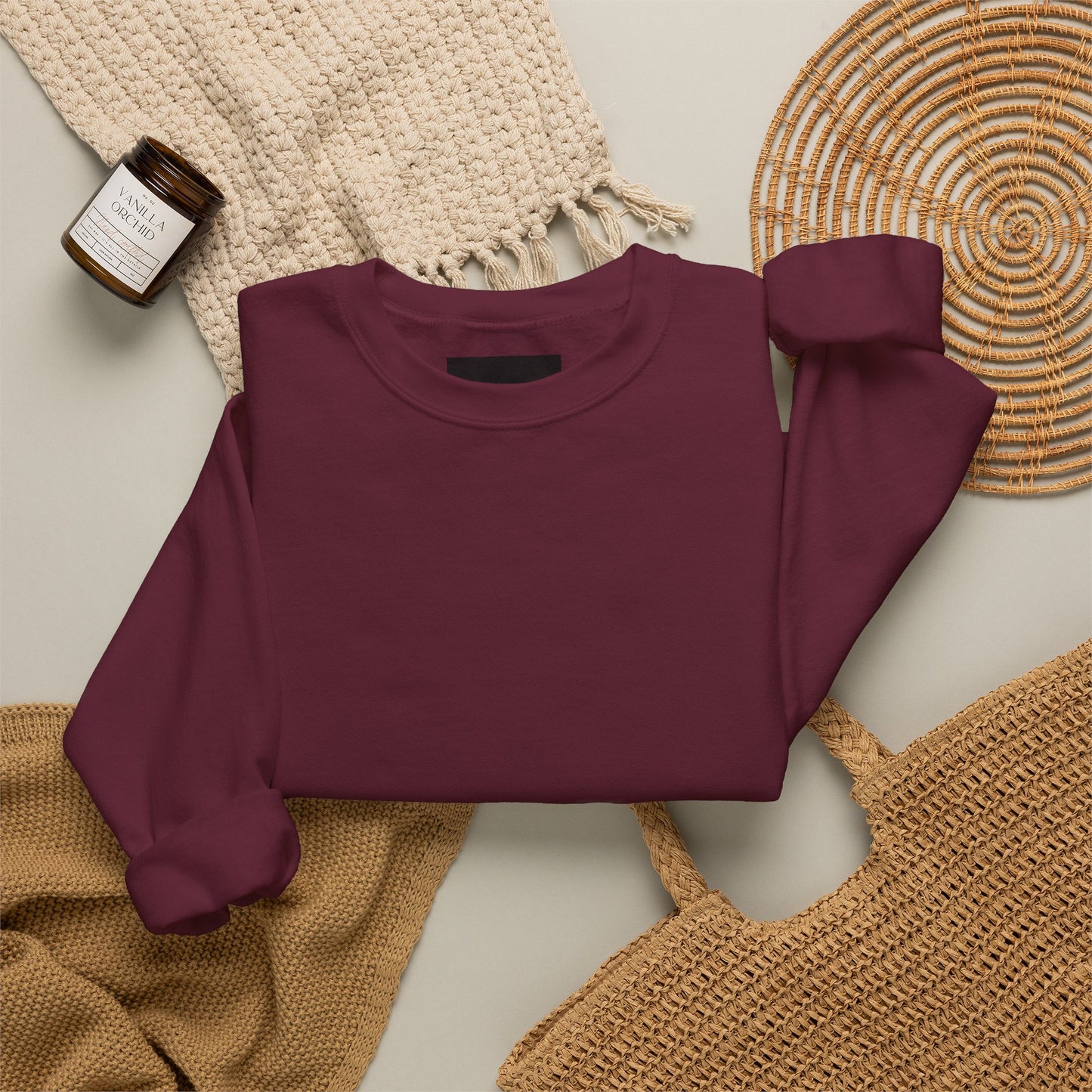Life Update: we're soo back Crewneck Sweatshirt | Muscular Figure Graphic