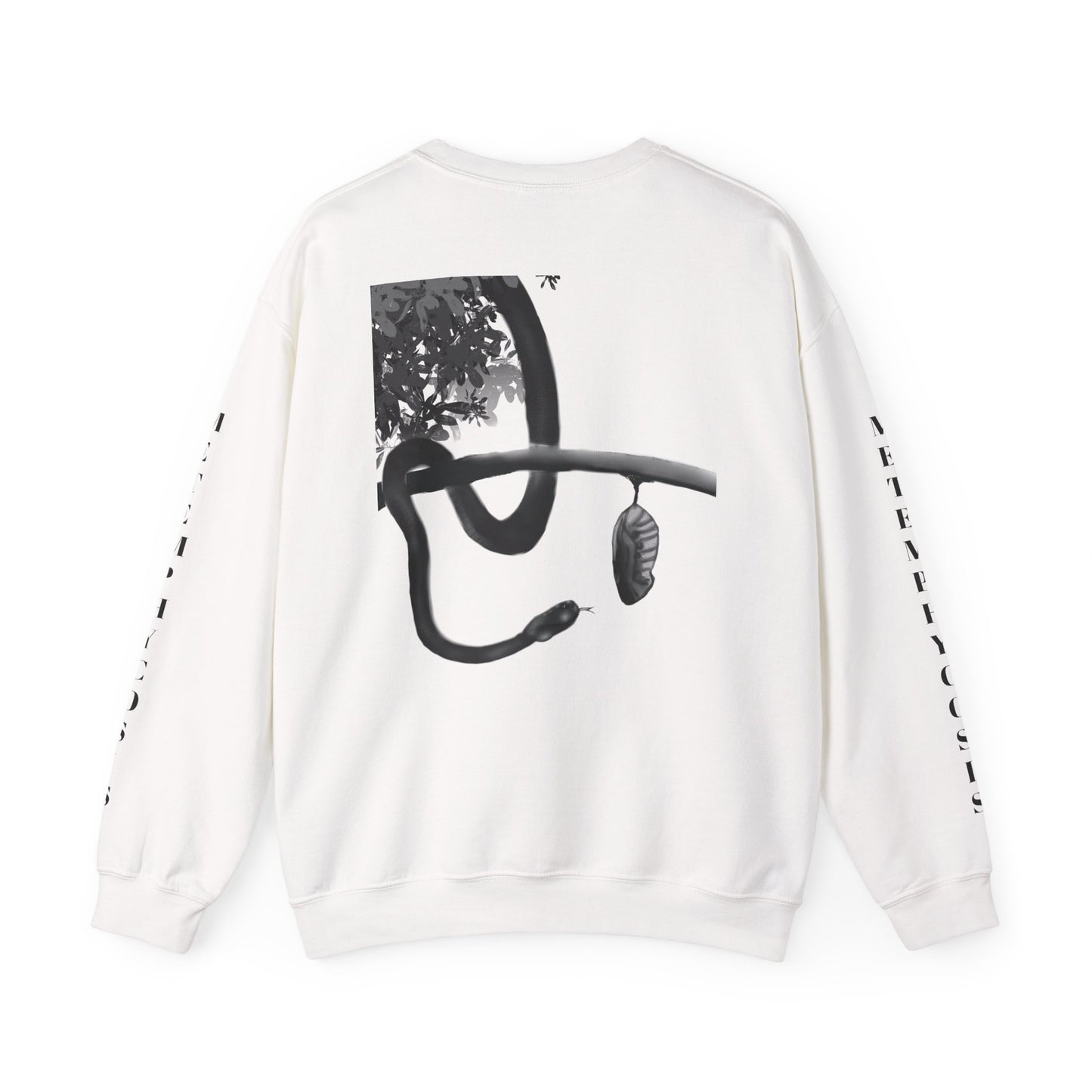 Metempsychosis Snake & Mirror Crewneck Sweatshirt