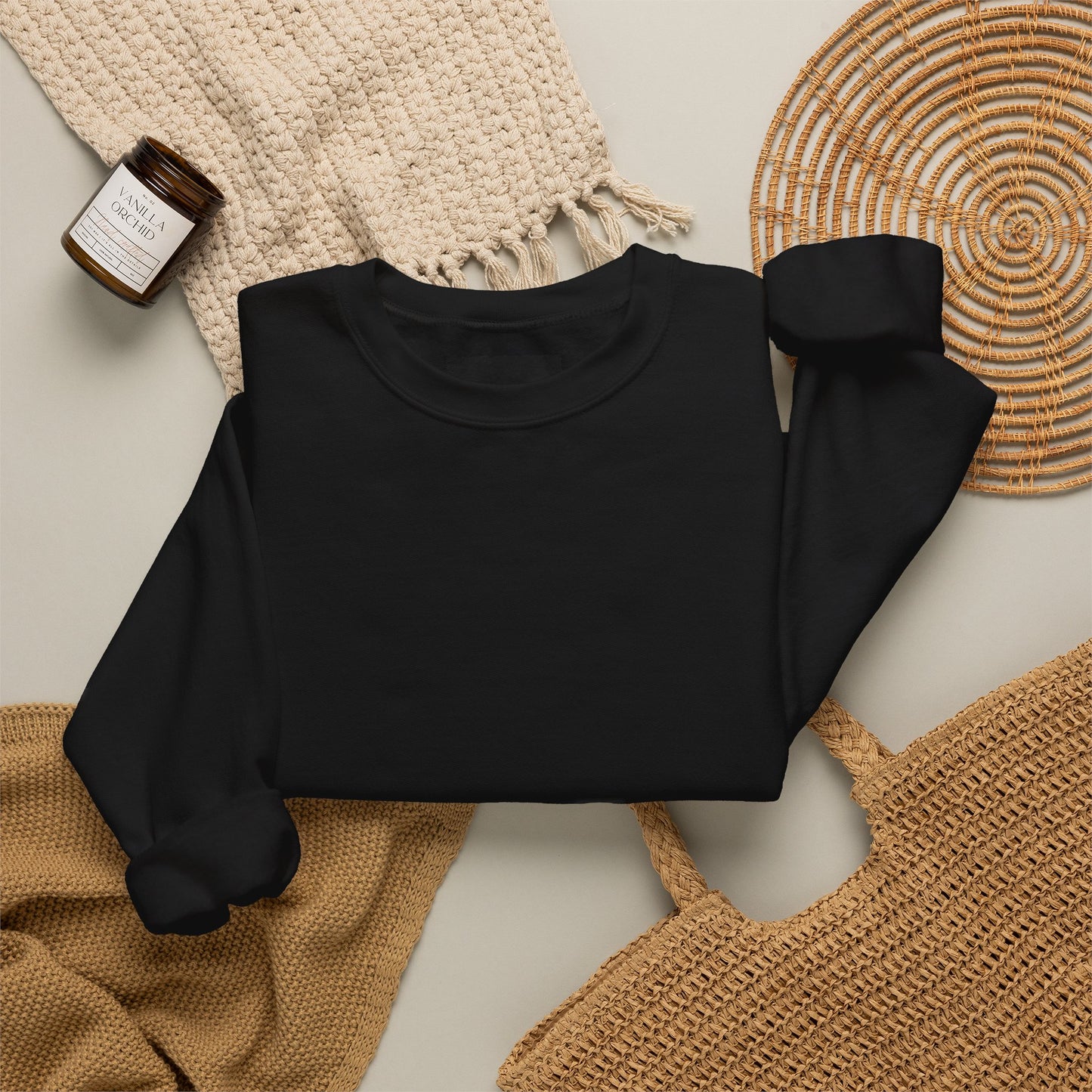Life Update: we're soo back Crewneck Sweatshirt | Muscular Figure Graphic