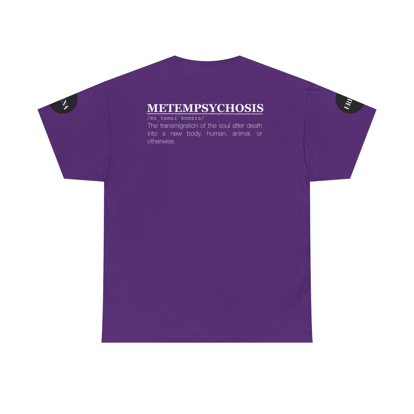 Metempsychosis Snake Illustration Tee | Monochrome Botanical Art