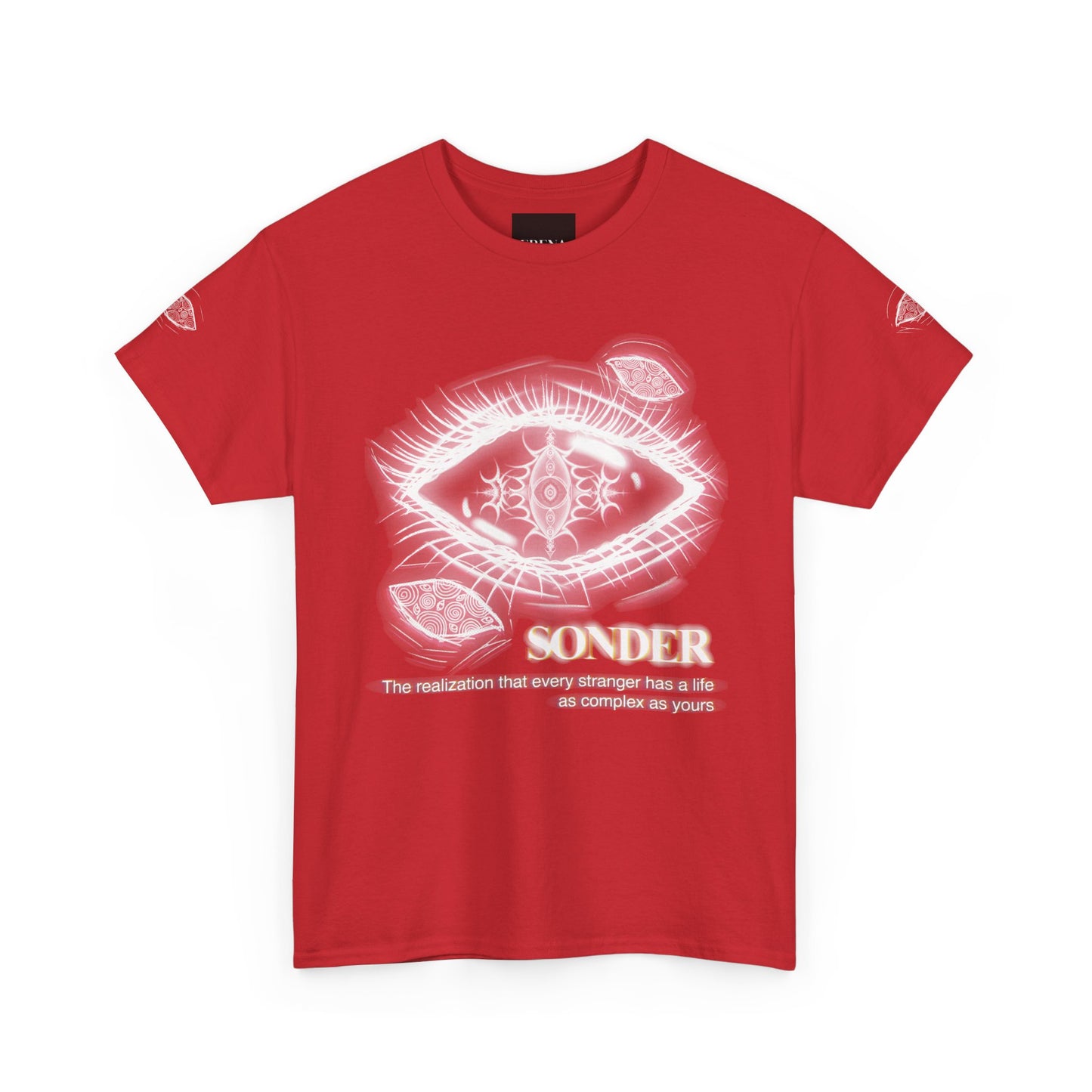 Sonder Gothic Eye T-Shirt | Unisex Aesthetic Graphic Tee | Dark Academia Alt Streetwear | Meaningful Art | Erena