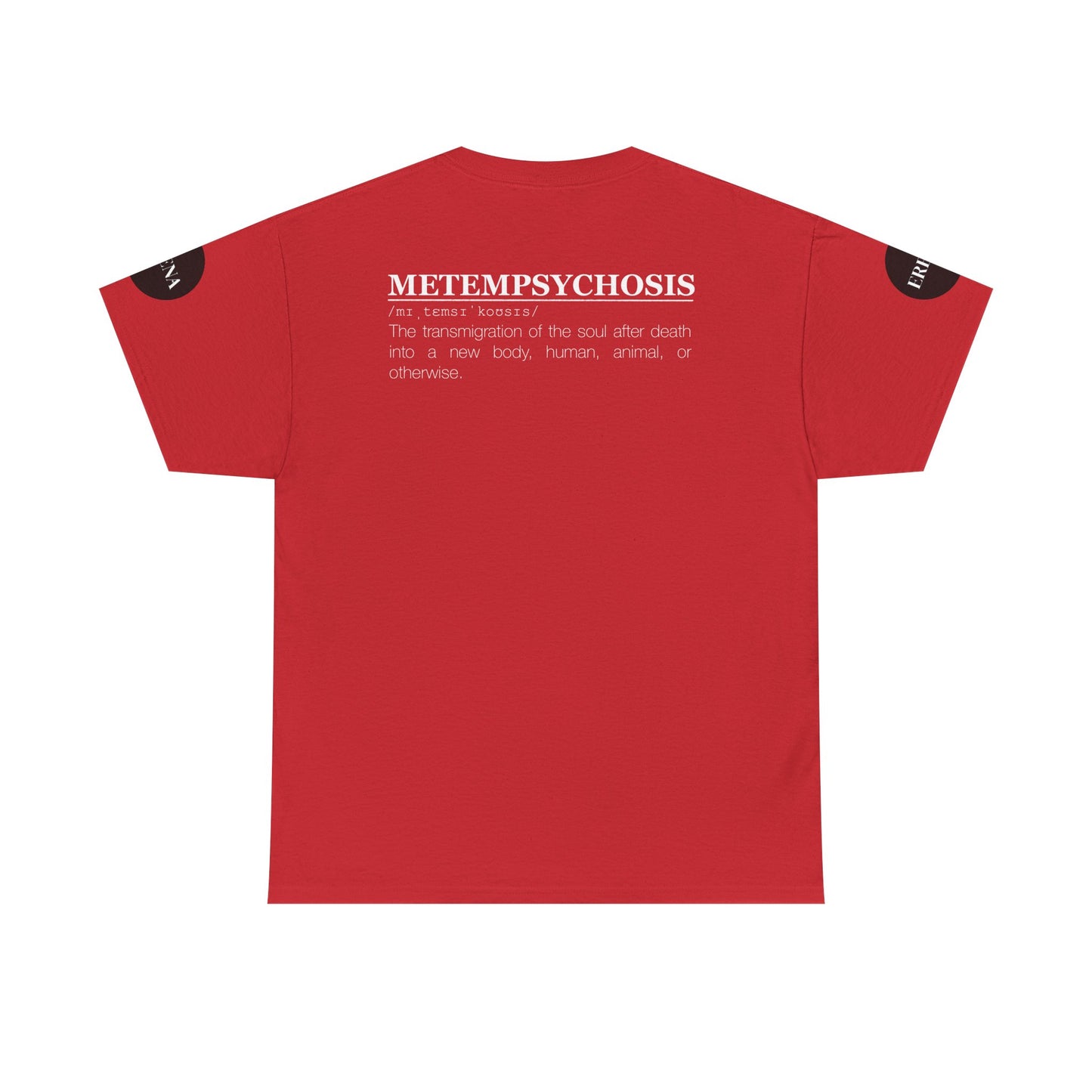 Metempsychosis Snake Illustration Tee | Monochrome Botanical Art