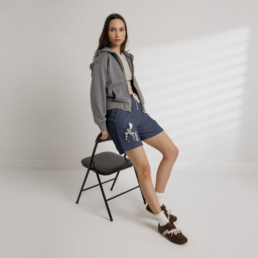 Abstract Figure Pose sweat shorts | Minimal Graphic