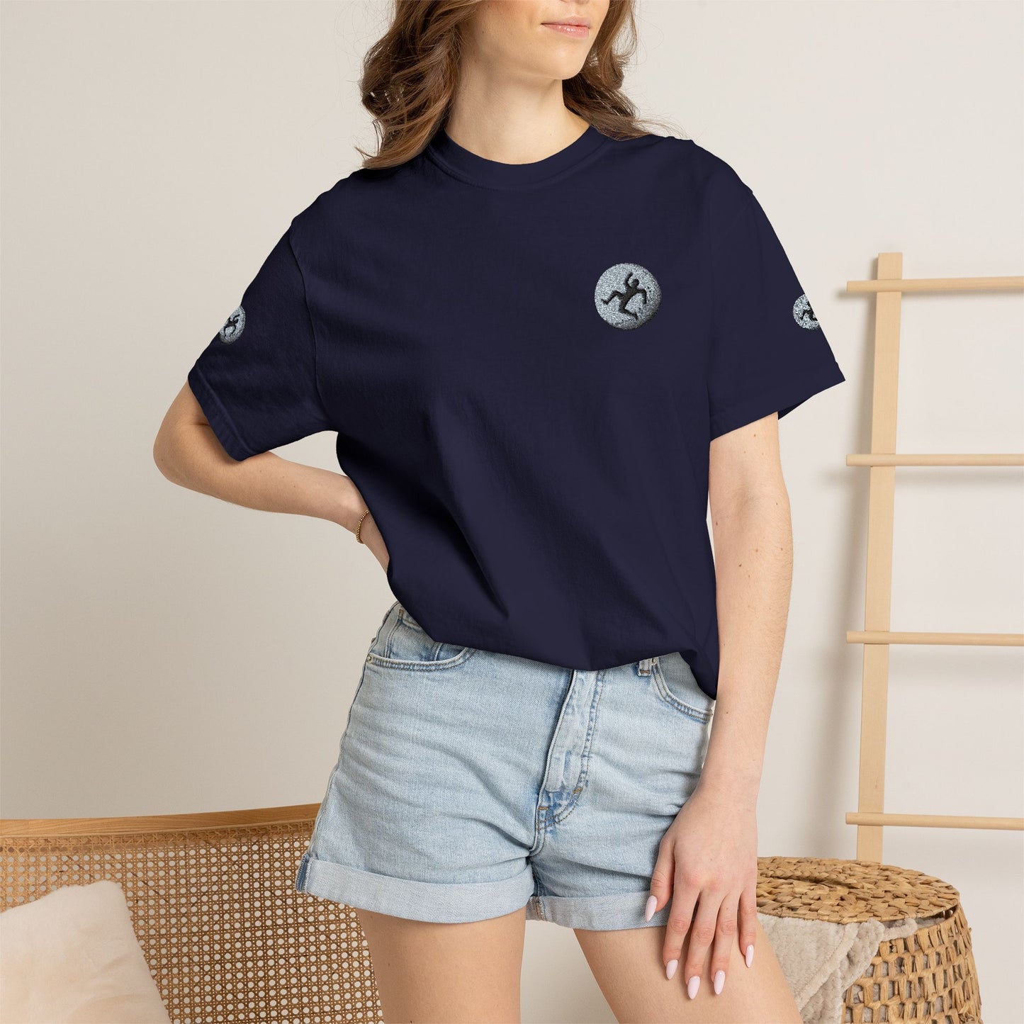 LIBERATION T-shirt | Small Chest & Sleeve Moon Artwork