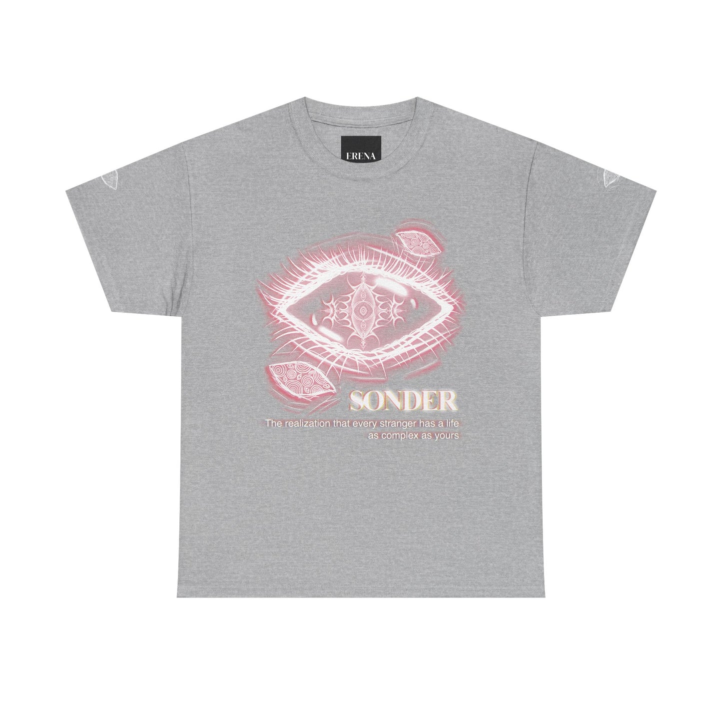 Sonder Gothic Eye T-Shirt | Unisex Aesthetic Graphic Tee | Dark Academia Alt Streetwear | Meaningful Art | Erena