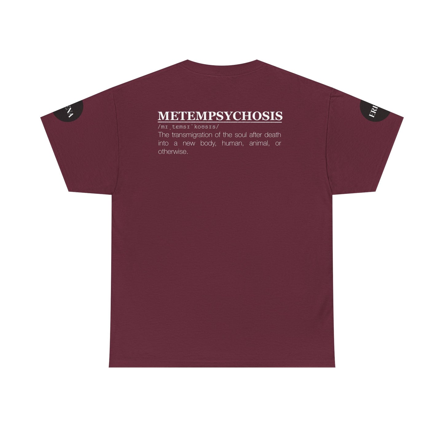 Metempsychosis Snake Illustration Tee | Monochrome Botanical Art