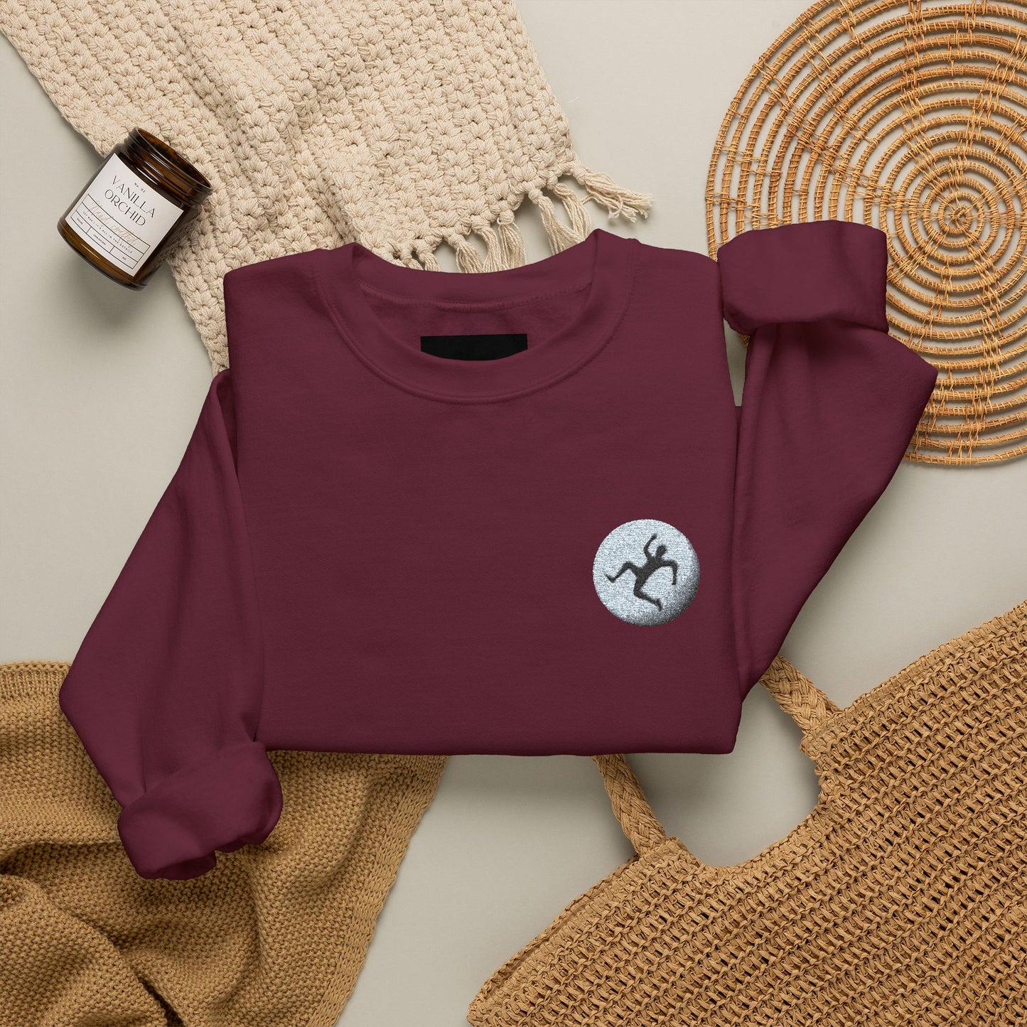 LIBERATION Graphic Crewneck Sweatshirt | Small Chest & Sleeve Prints