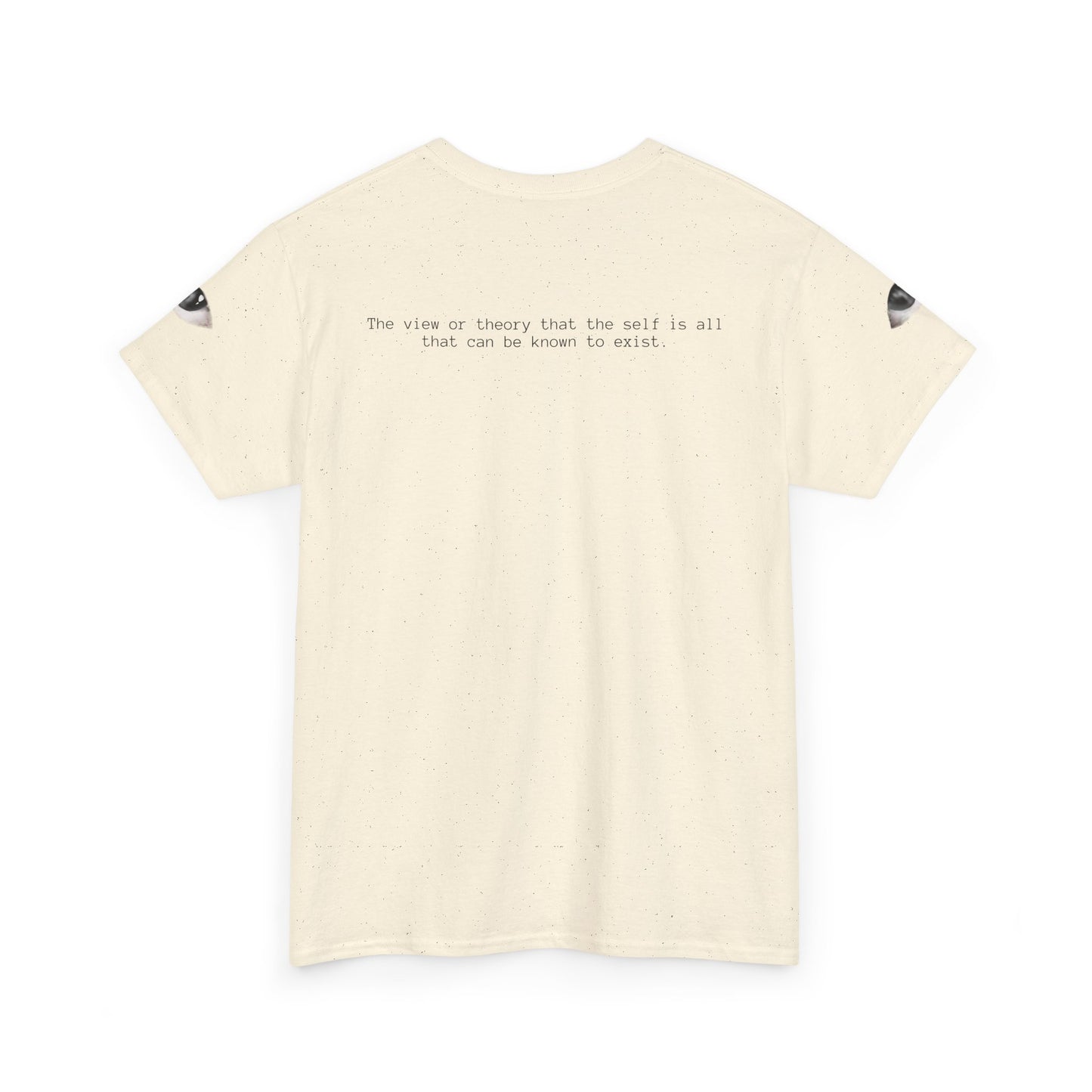 Monochrome Lip Print Tee | Repeated Text Pattern, Minimal Graphic Shirt