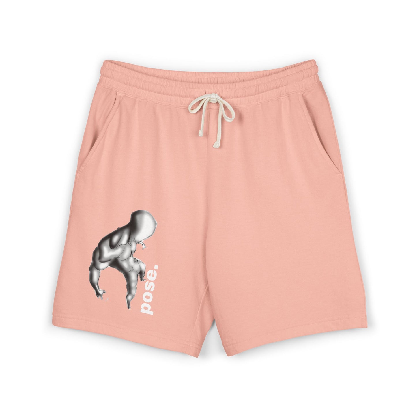 Abstract Figure Pose sweat shorts | Minimal Graphic
