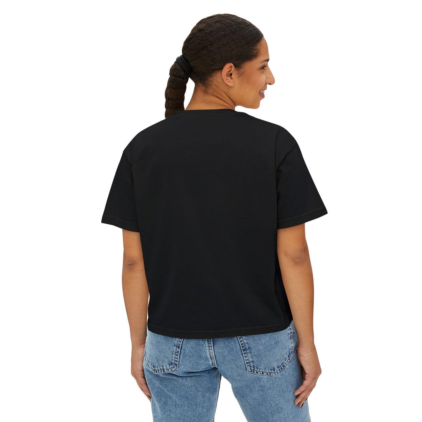 Ataraxia Swirl graphic Women's Tee | Calm Mind, Minimal Monochrome