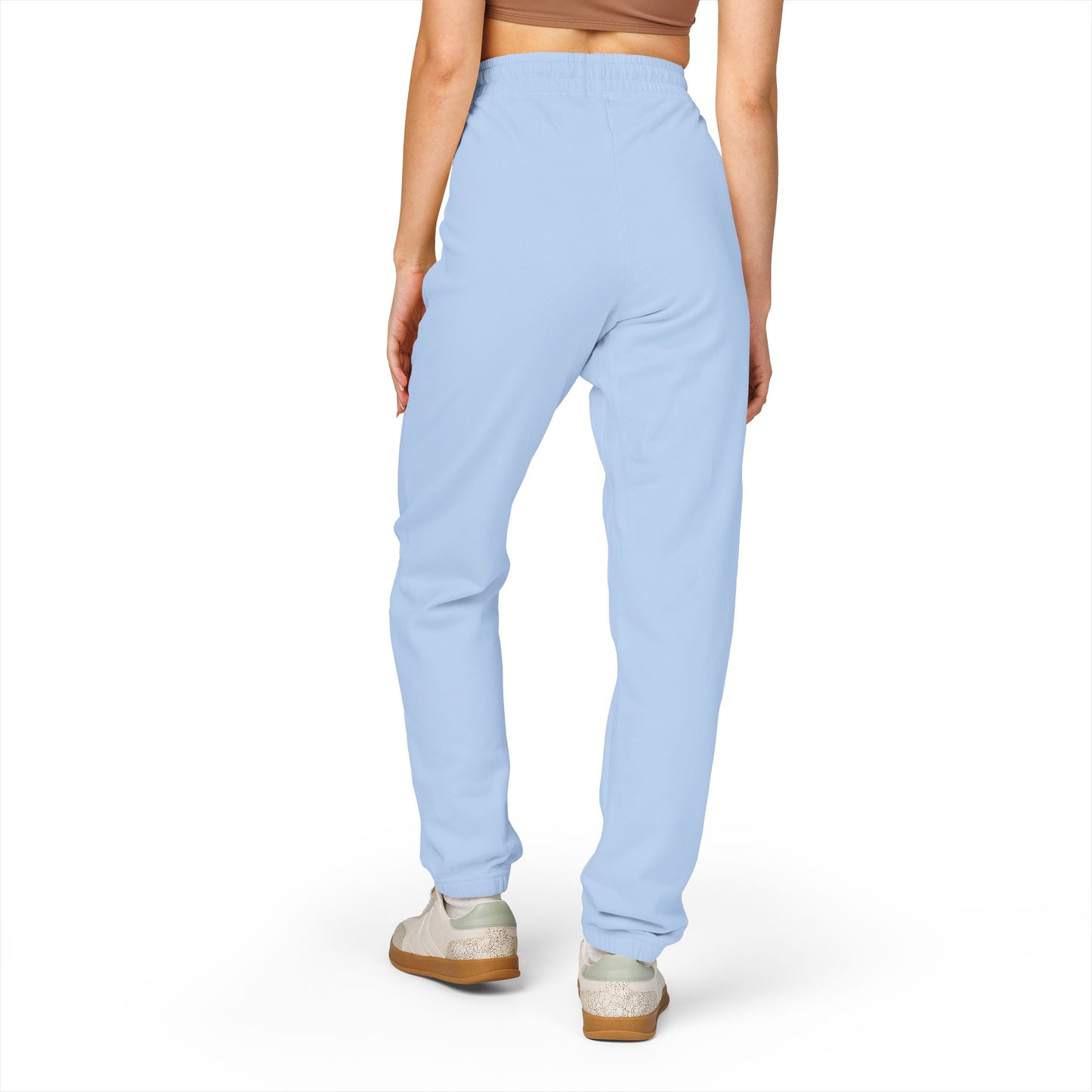 White Floral Skull Print Sweatpants | Side Graphic Joggers