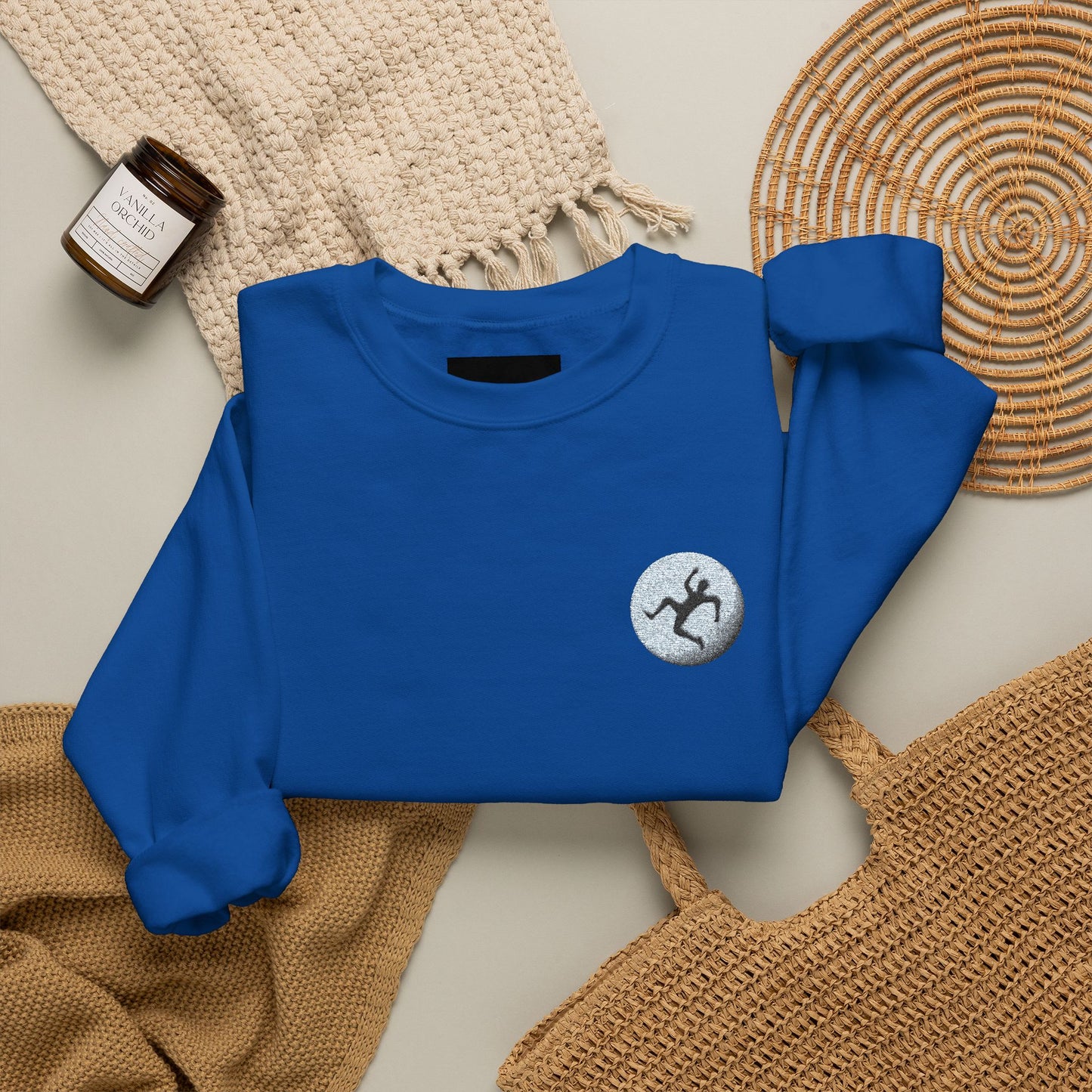 LIBERATION Graphic Crewneck Sweatshirt | Small Chest & Sleeve Prints