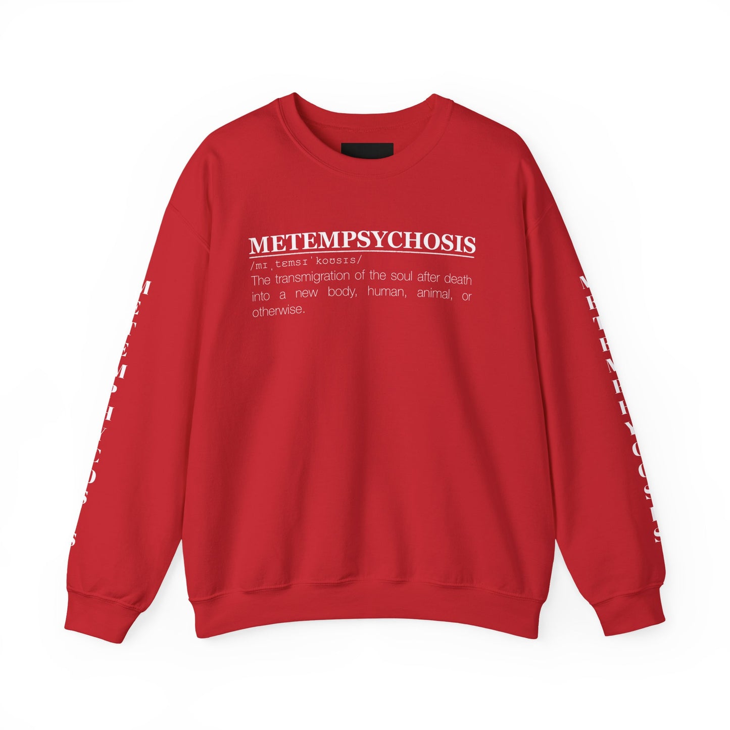 Metempsychosis Snake & Mirror Crewneck Sweatshirt