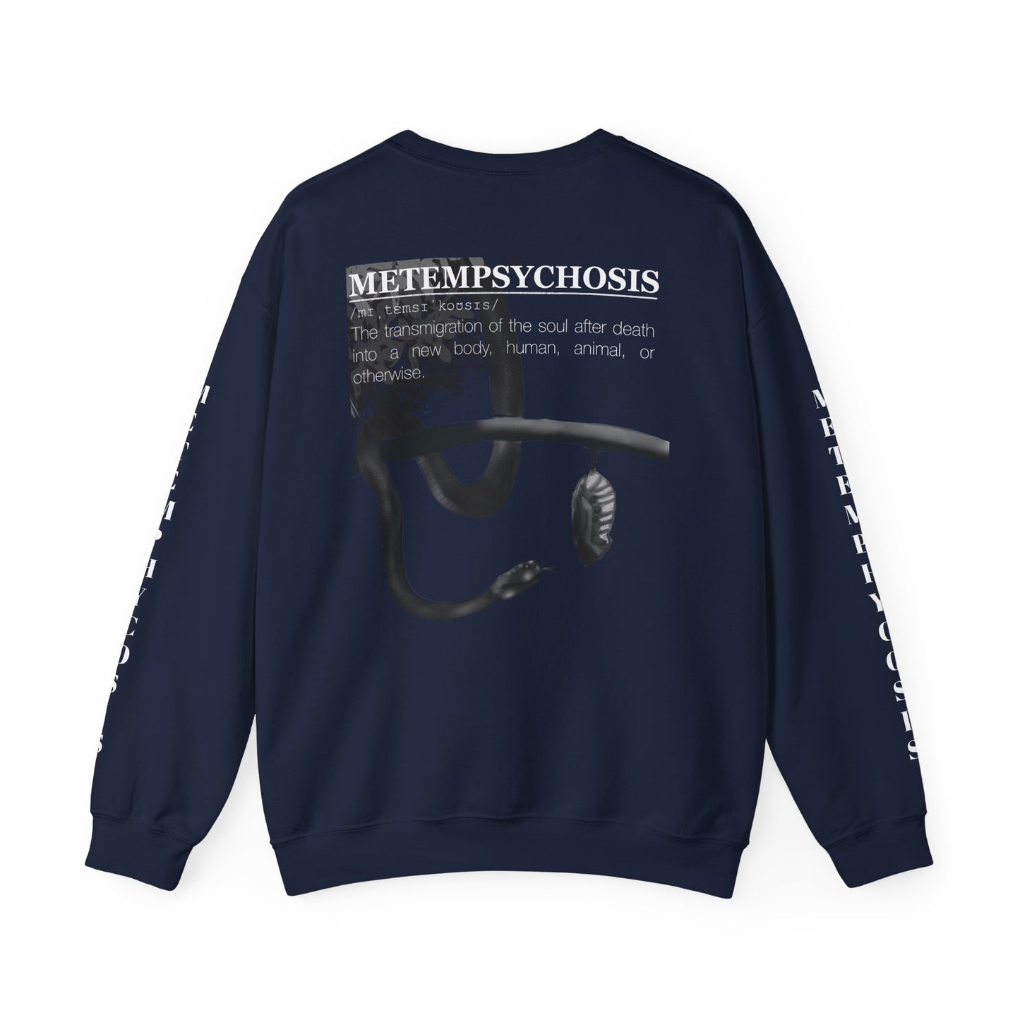 Metempsychosis Snake & Mirror Crewneck Sweatshirt