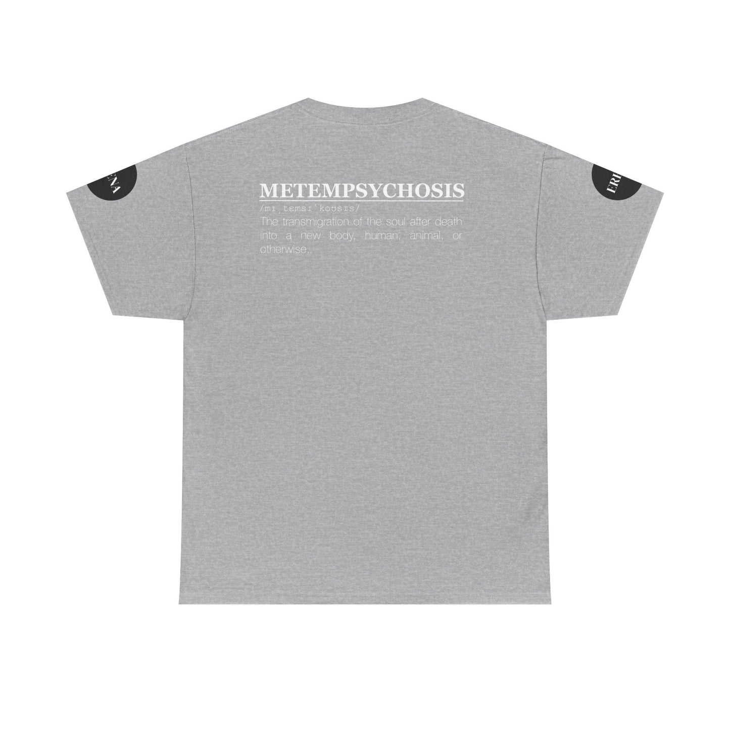 Metempsychosis Snake Illustration Tee | Monochrome Botanical Art