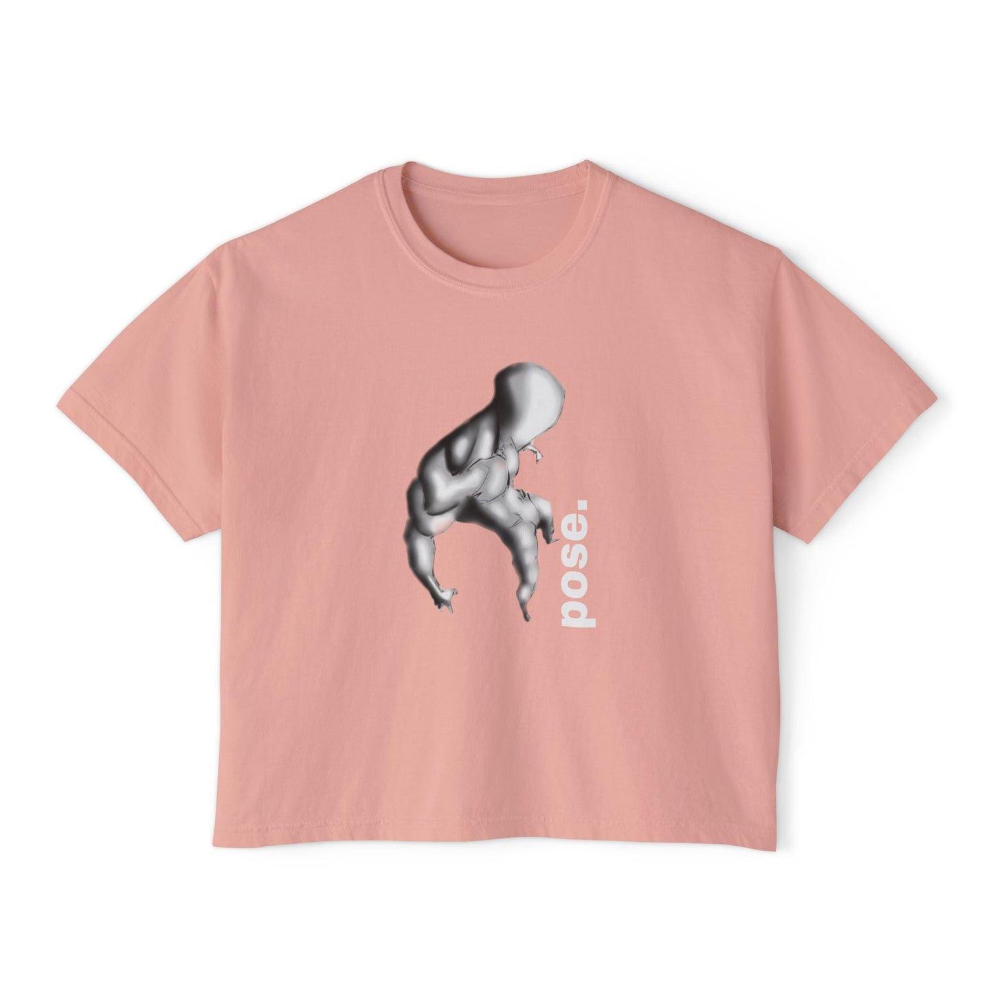 Surreal Sculpted Figure pose. Tee | Minimalist Art, Monochrome