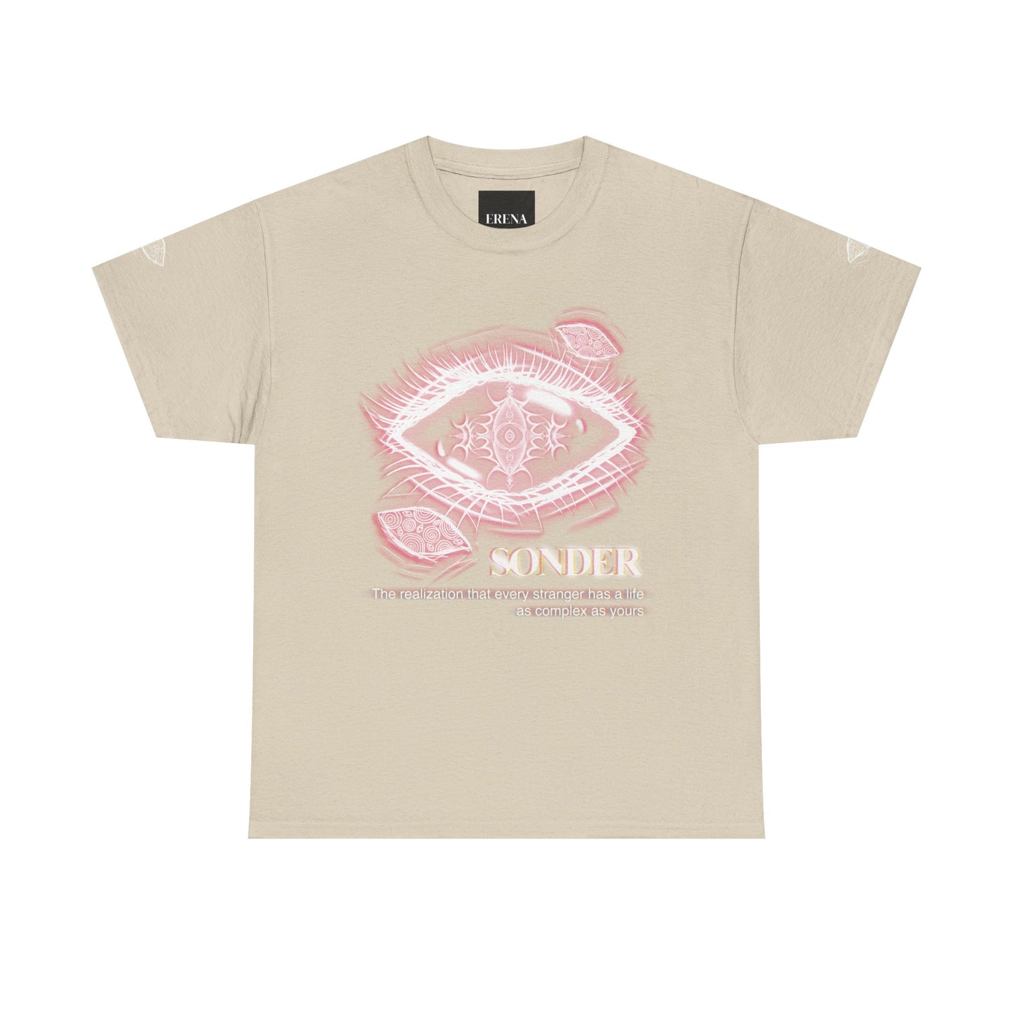 Sonder Gothic Eye T-Shirt | Unisex Aesthetic Graphic Tee | Dark Academia Alt Streetwear | Meaningful Art | Erena