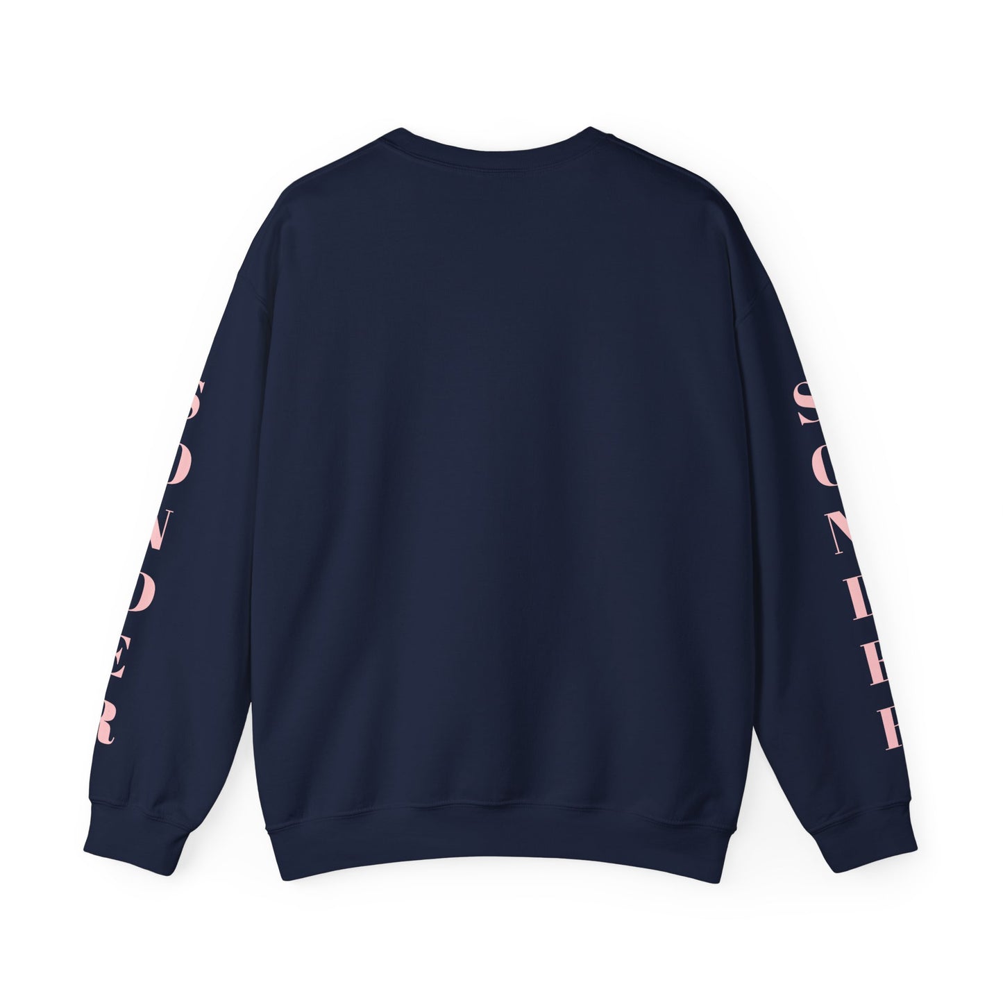 Sonder eye graphic Sweatshirt | poetic text sleeve crewneck