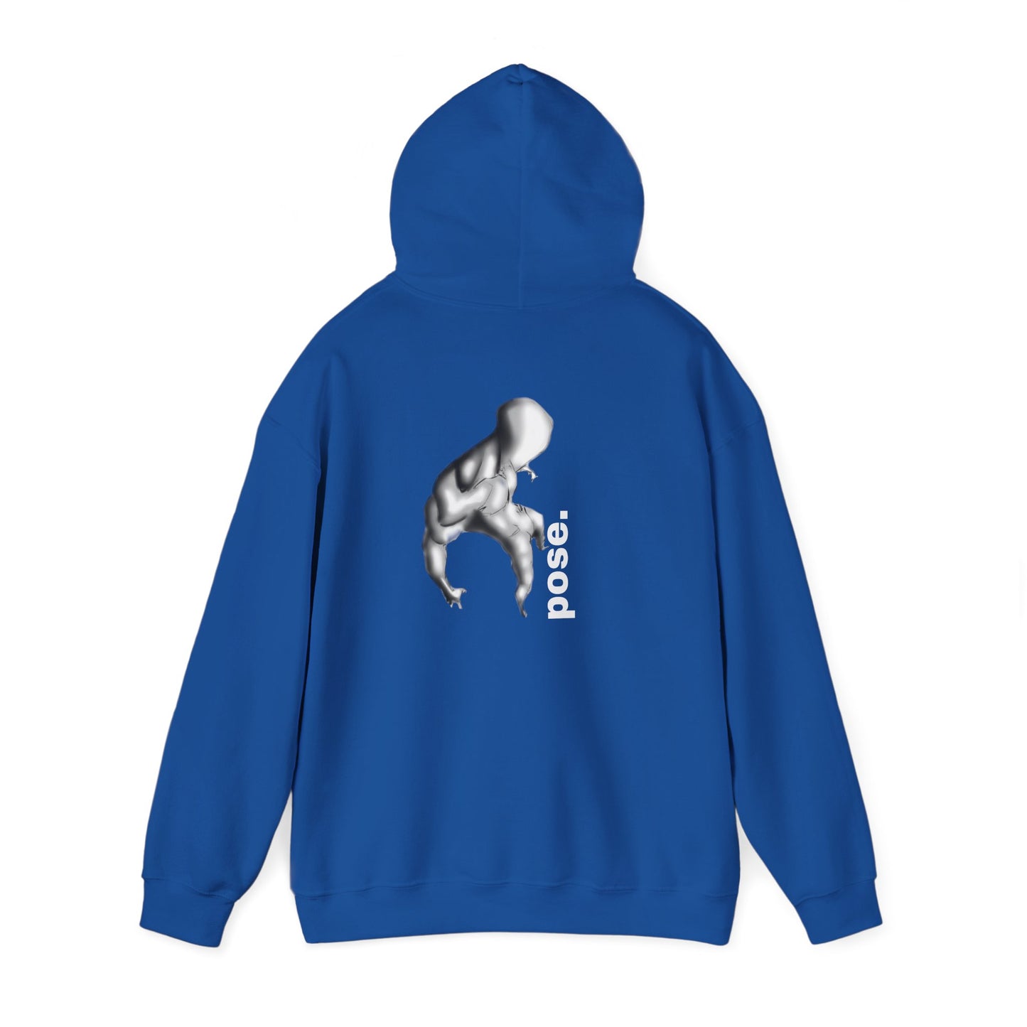 Gymnast Silhouette pose. Hoodie | Athletic Back Print