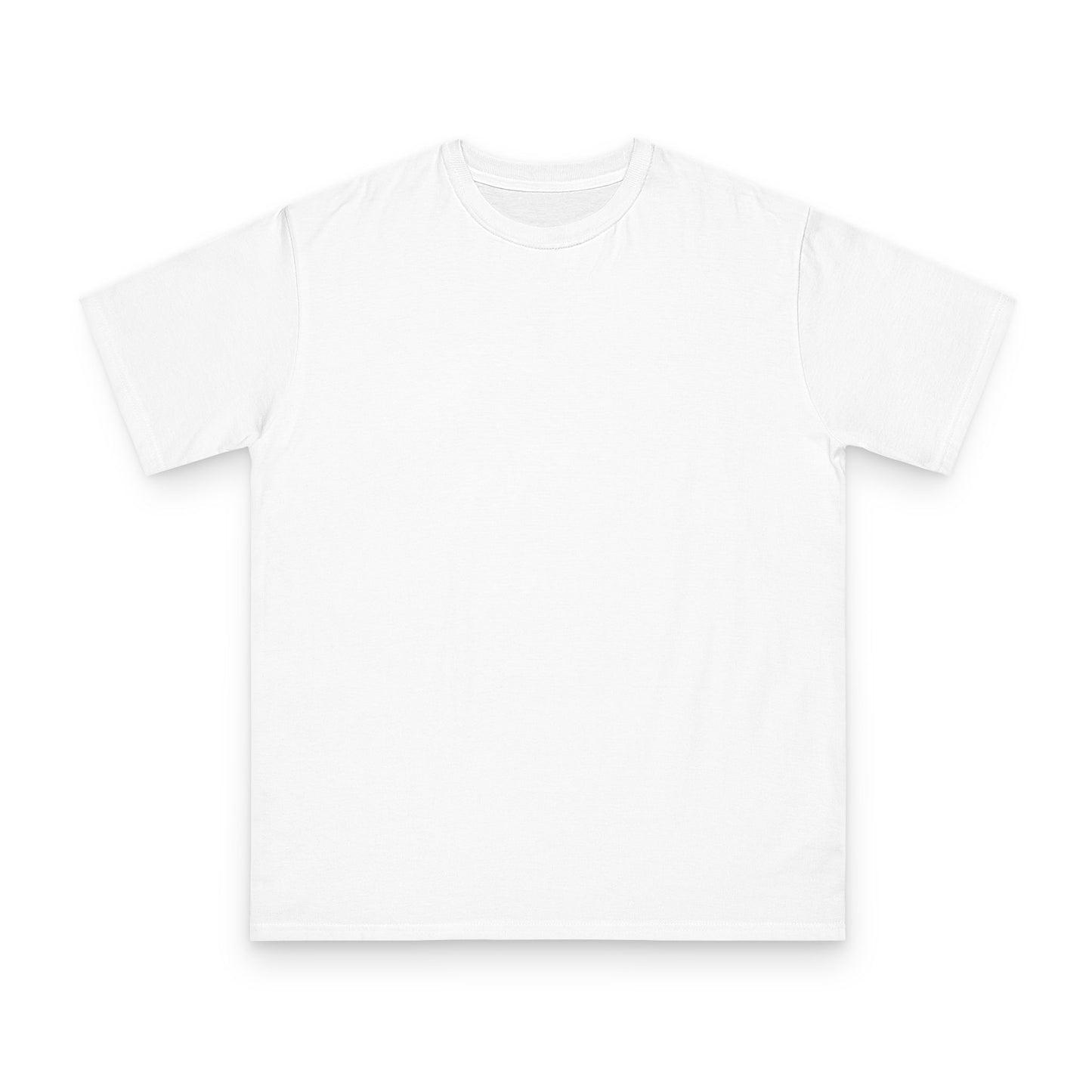 Monochrome Eye with Repeated Text T-Shirt | Graphic Back Print