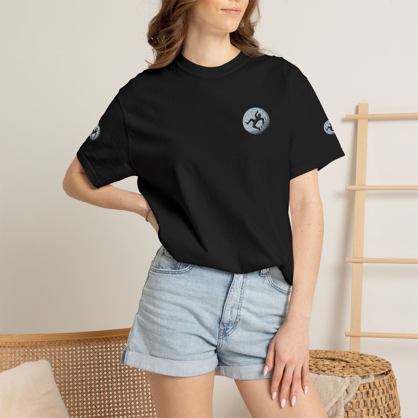 LIBERATION T-shirt | Small Chest & Sleeve Moon Artwork