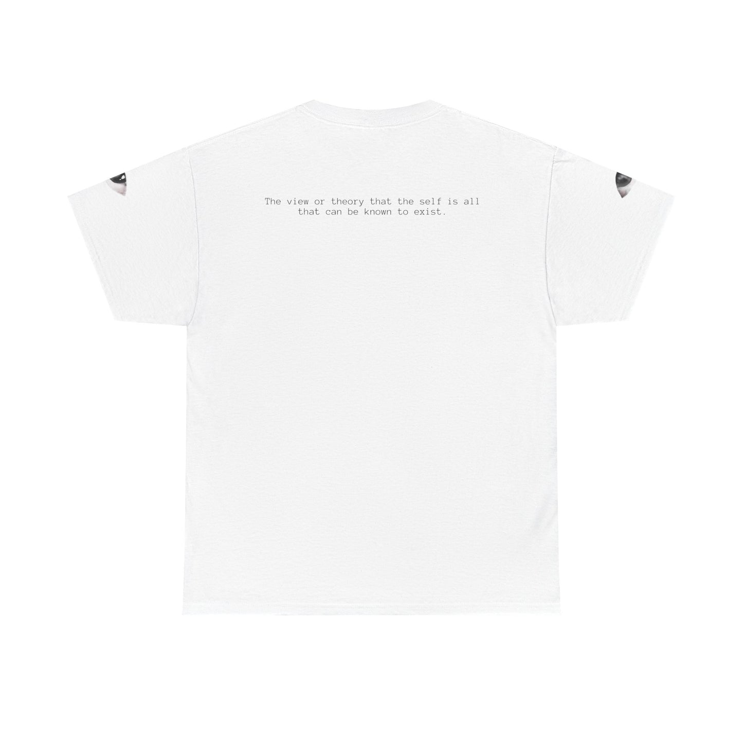 Monochrome Lip Print Tee | Repeated Text Pattern, Minimal Graphic Shirt