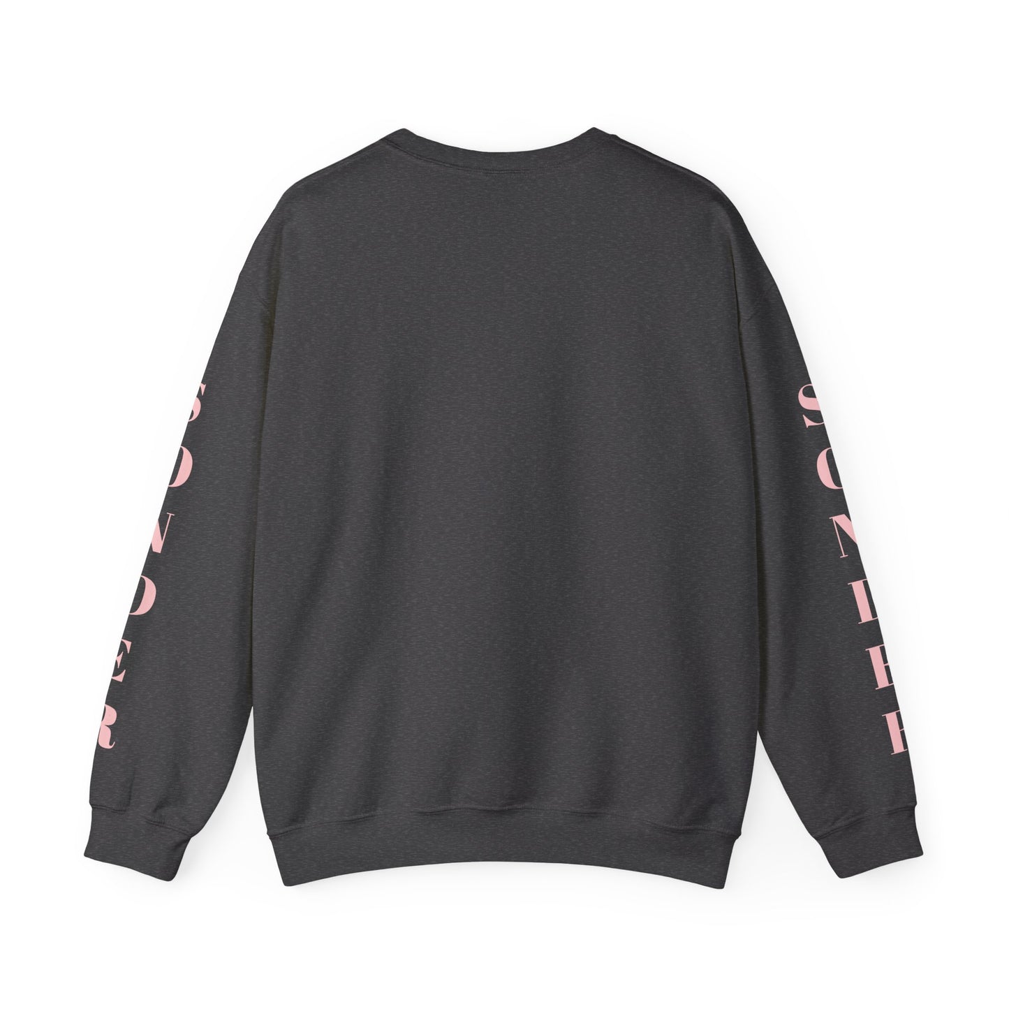 Sonder eye graphic Sweatshirt | poetic text sleeve crewneck