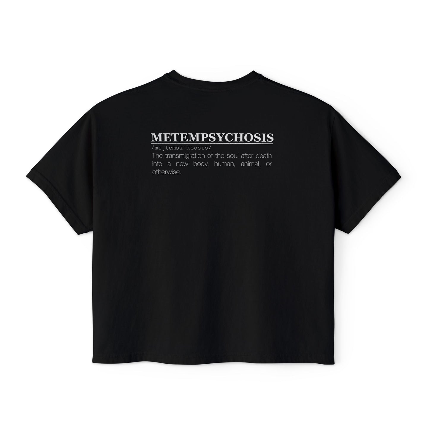 Metempsychosis snake and cocoon Women's Boxy Tee | philosophical graphic tee