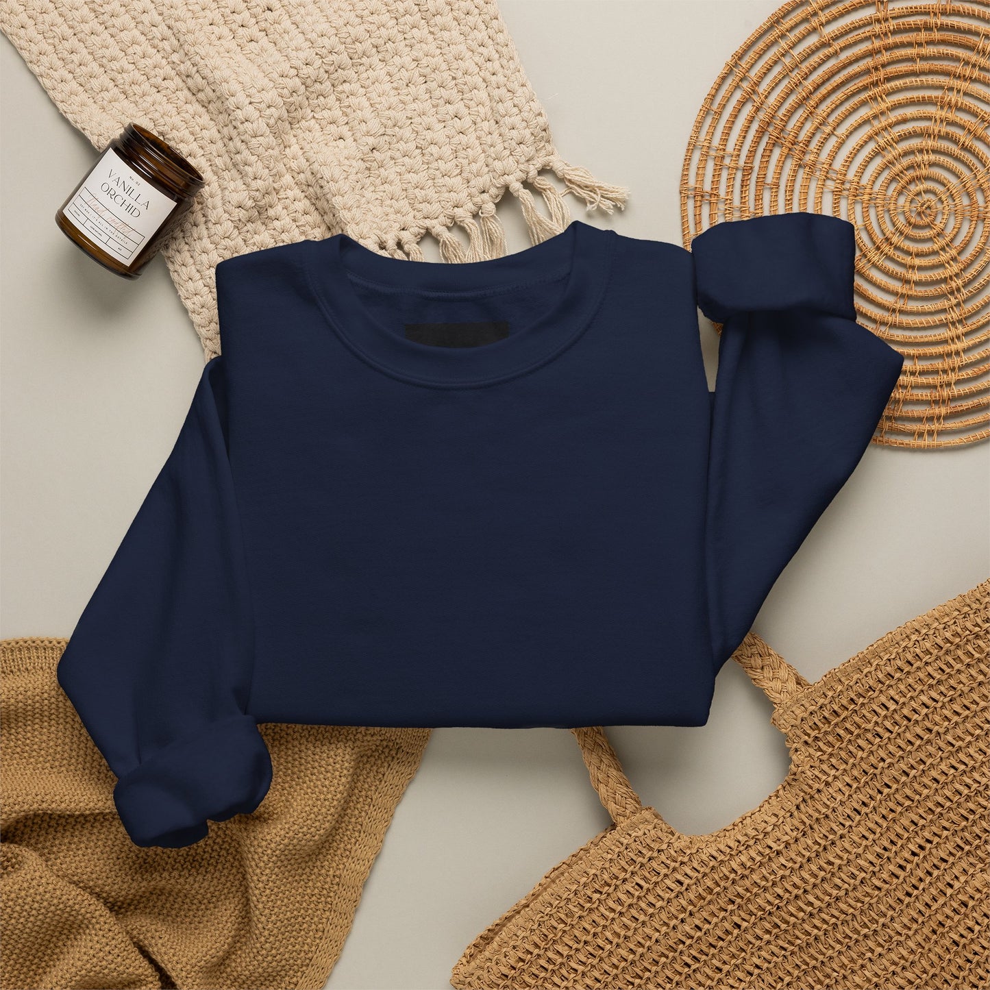 Life Update: we're soo back Crewneck Sweatshirt | Muscular Figure Graphic