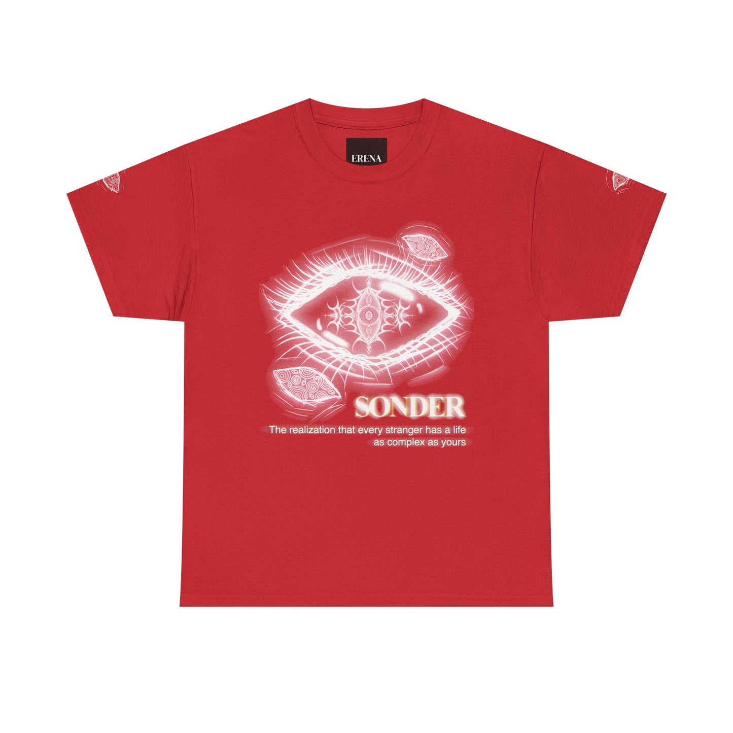 Sonder Gothic Eye T-Shirt | Unisex Aesthetic Graphic Tee | Dark Academia Alt Streetwear | Meaningful Art | Erena