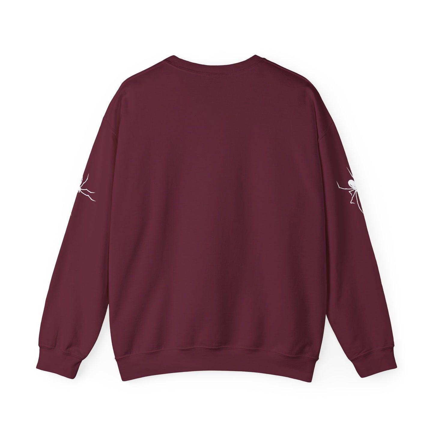 Snake Skull Illustration Crewneck Sweatshirt | Gothic Snake Sleeve Art