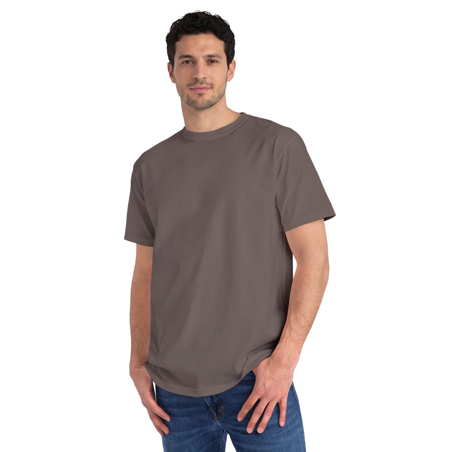 Monochrome Eye with Repeated Text T-Shirt | Graphic Back Print