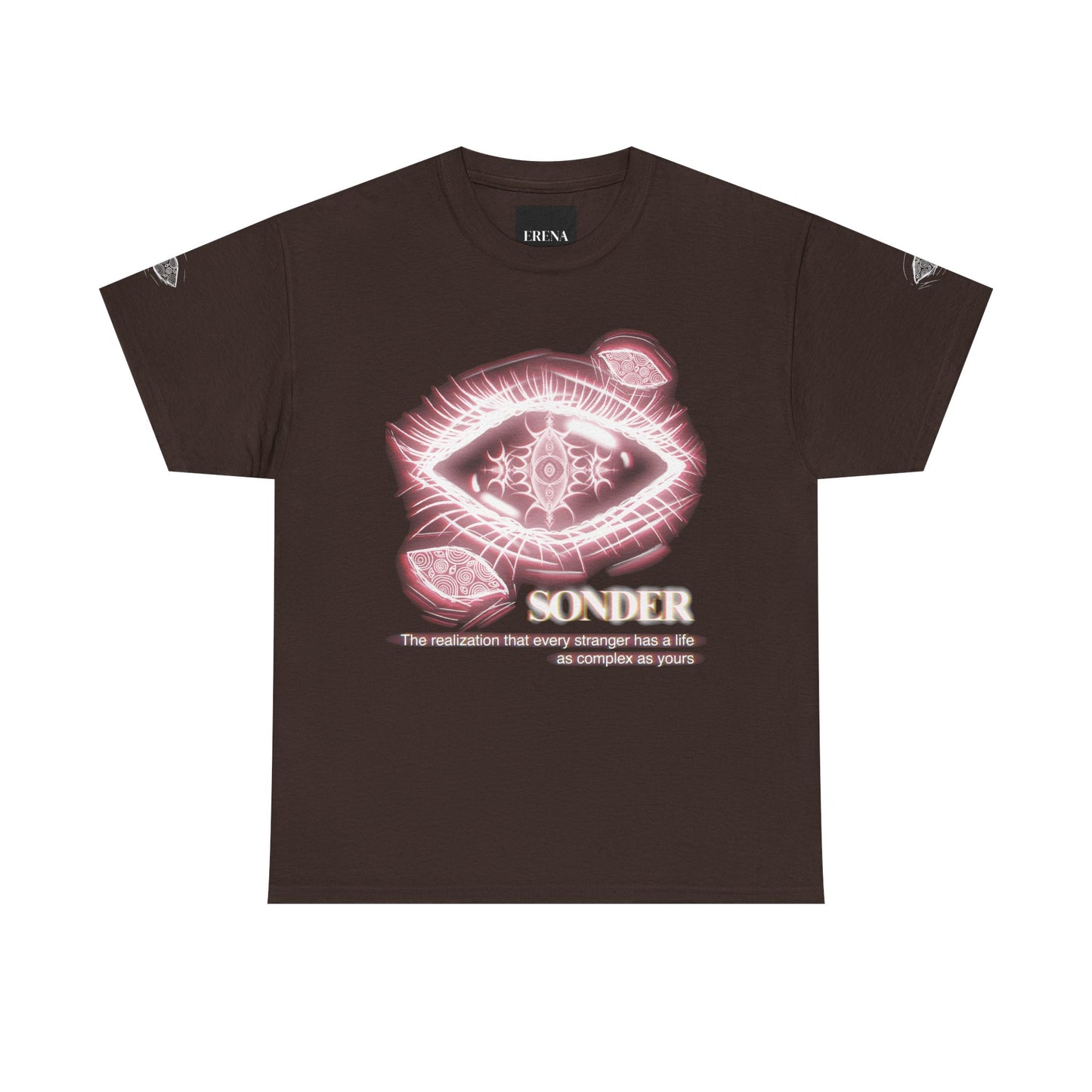 Sonder Gothic Eye T-Shirt | Unisex Aesthetic Graphic Tee | Dark Academia Alt Streetwear | Meaningful Art | Erena