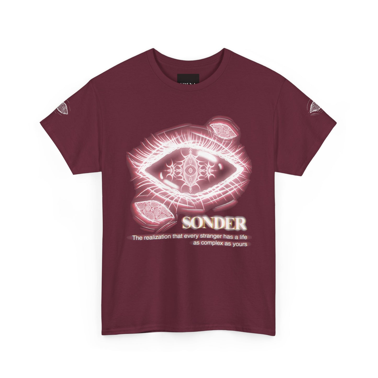 Sonder Gothic Eye T-Shirt | Unisex Aesthetic Graphic Tee | Dark Academia Alt Streetwear | Meaningful Art | Erena